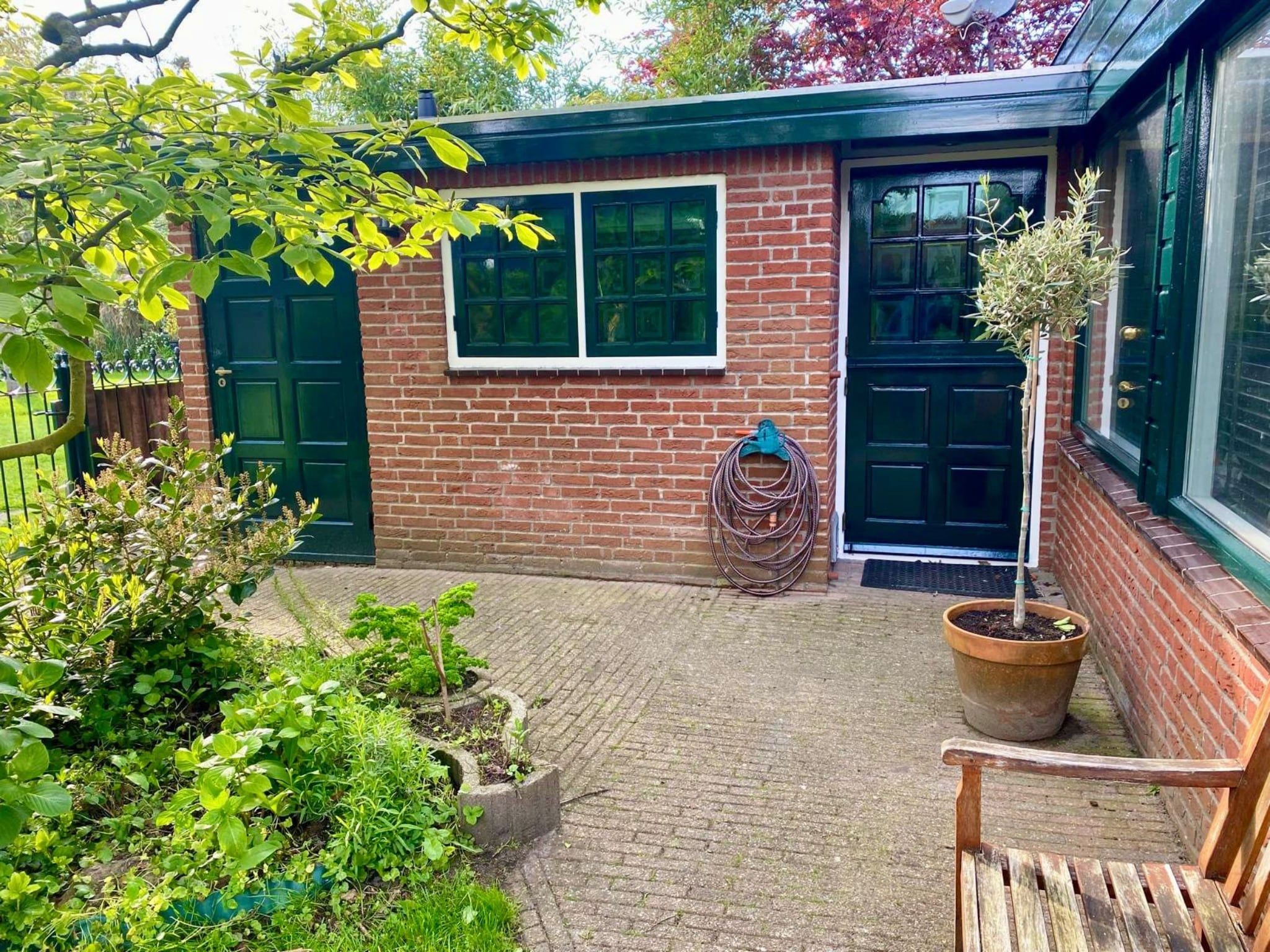 De buitenkant van Familiehuis in Noordwijkerhout in Noordwijkerhout