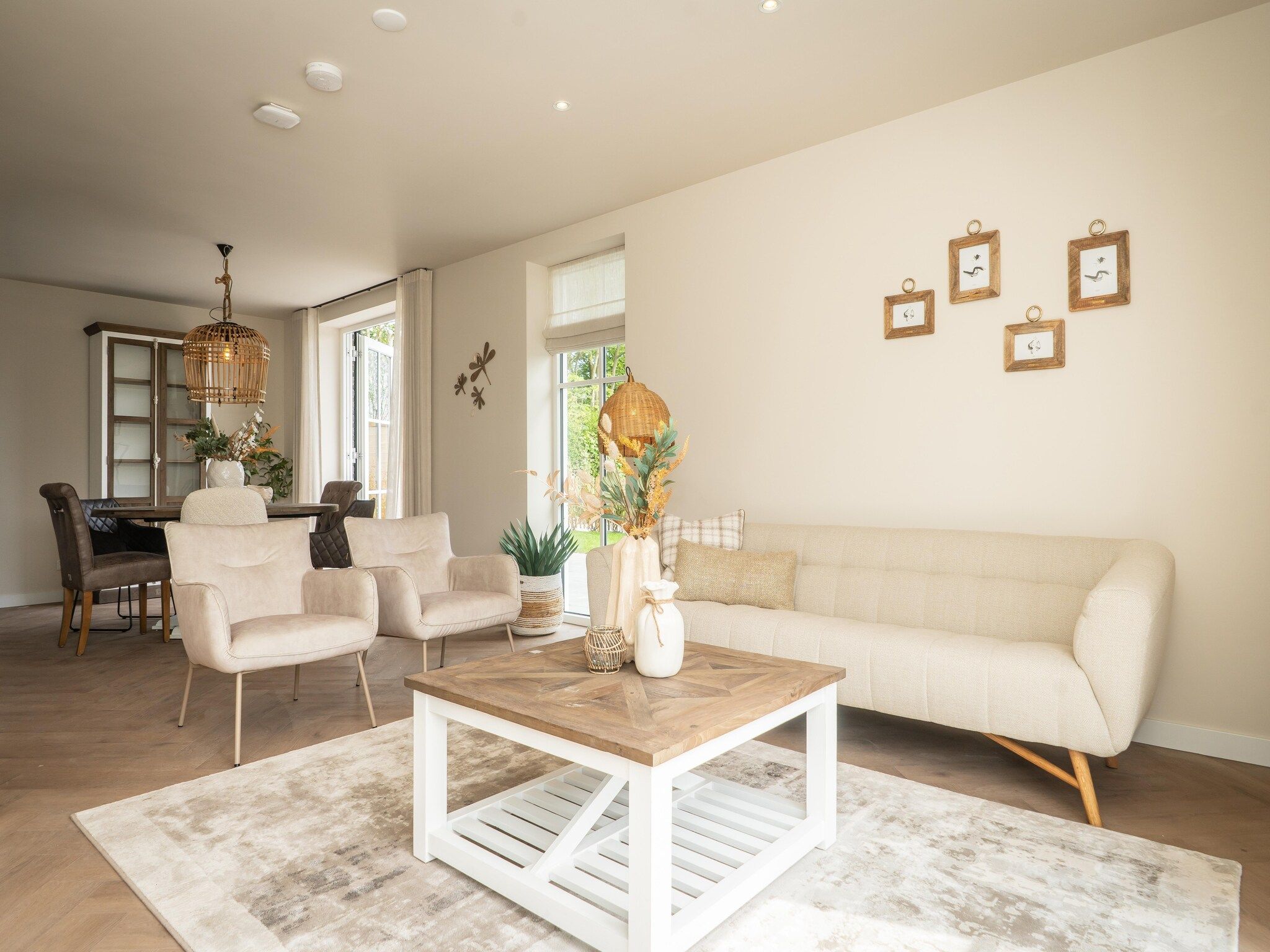 De woonkamer van So What 25b in De Koog