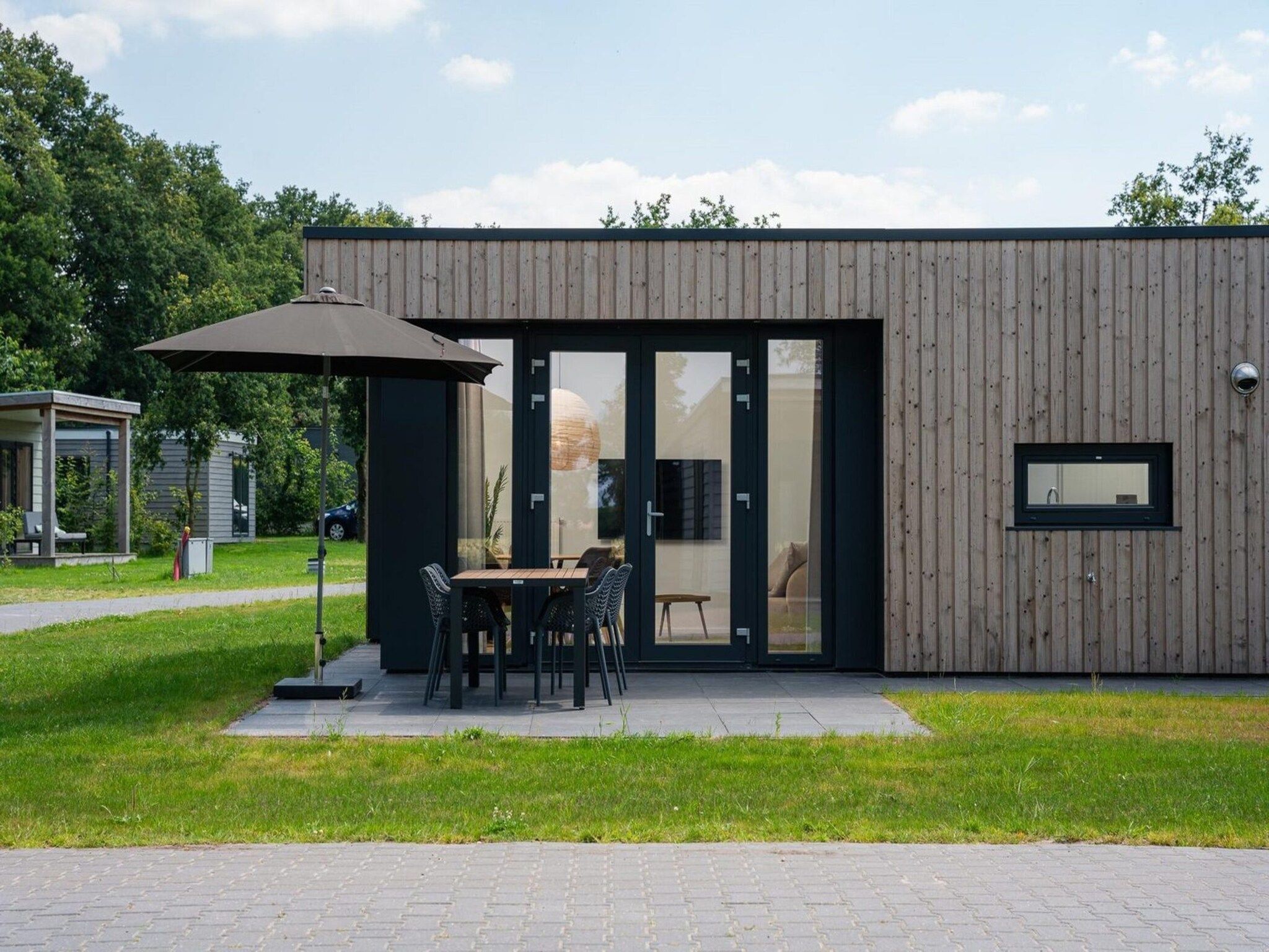 De buitenkant van Vakantiepark Mölke 36 in Zuna