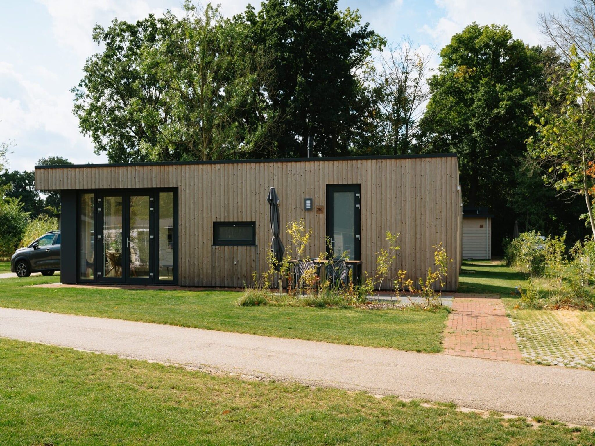 De buitenkant van Vakantiepark Mölke 36 in Zuna