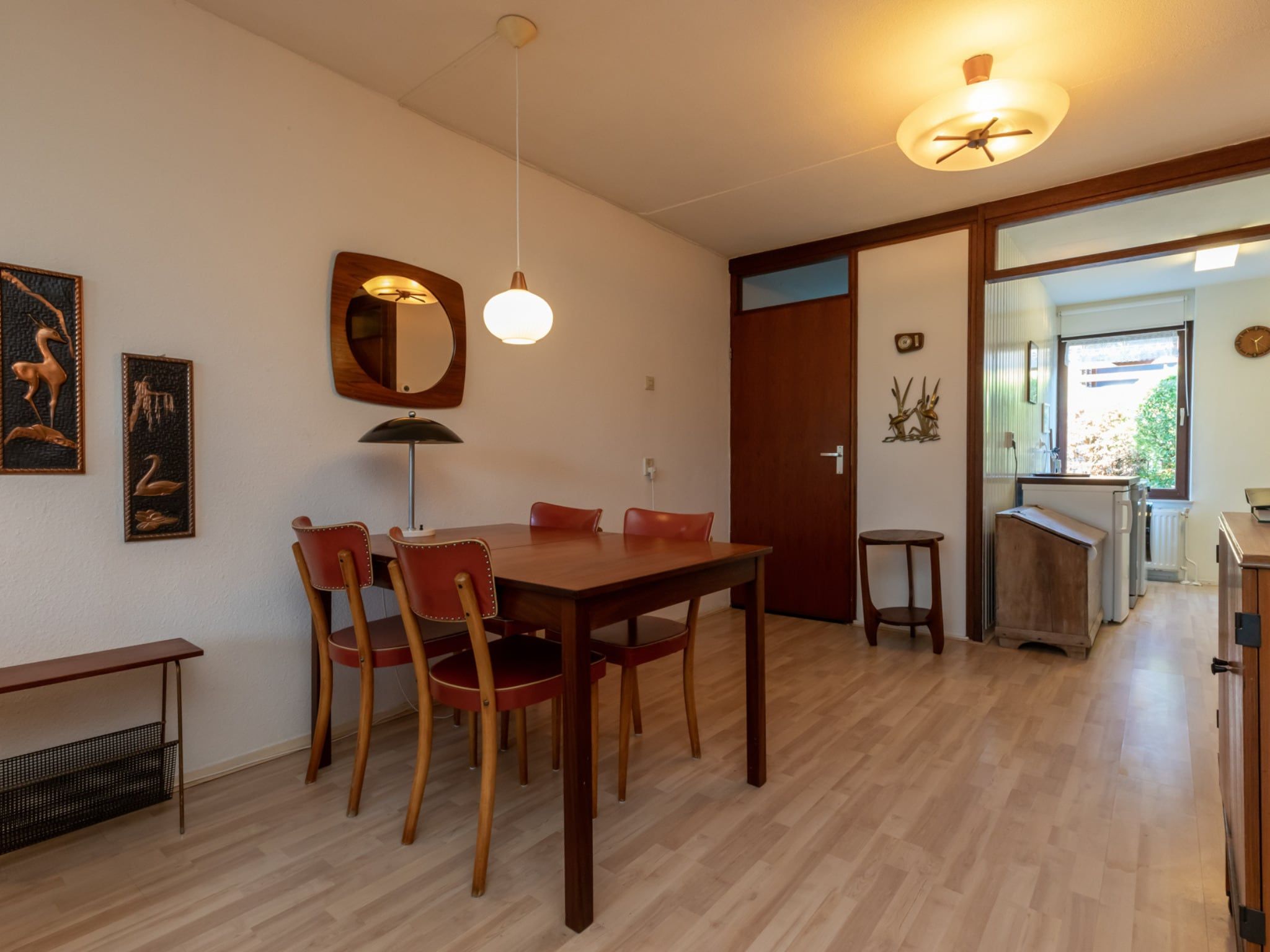 De eetkamer van Nescio in Veere