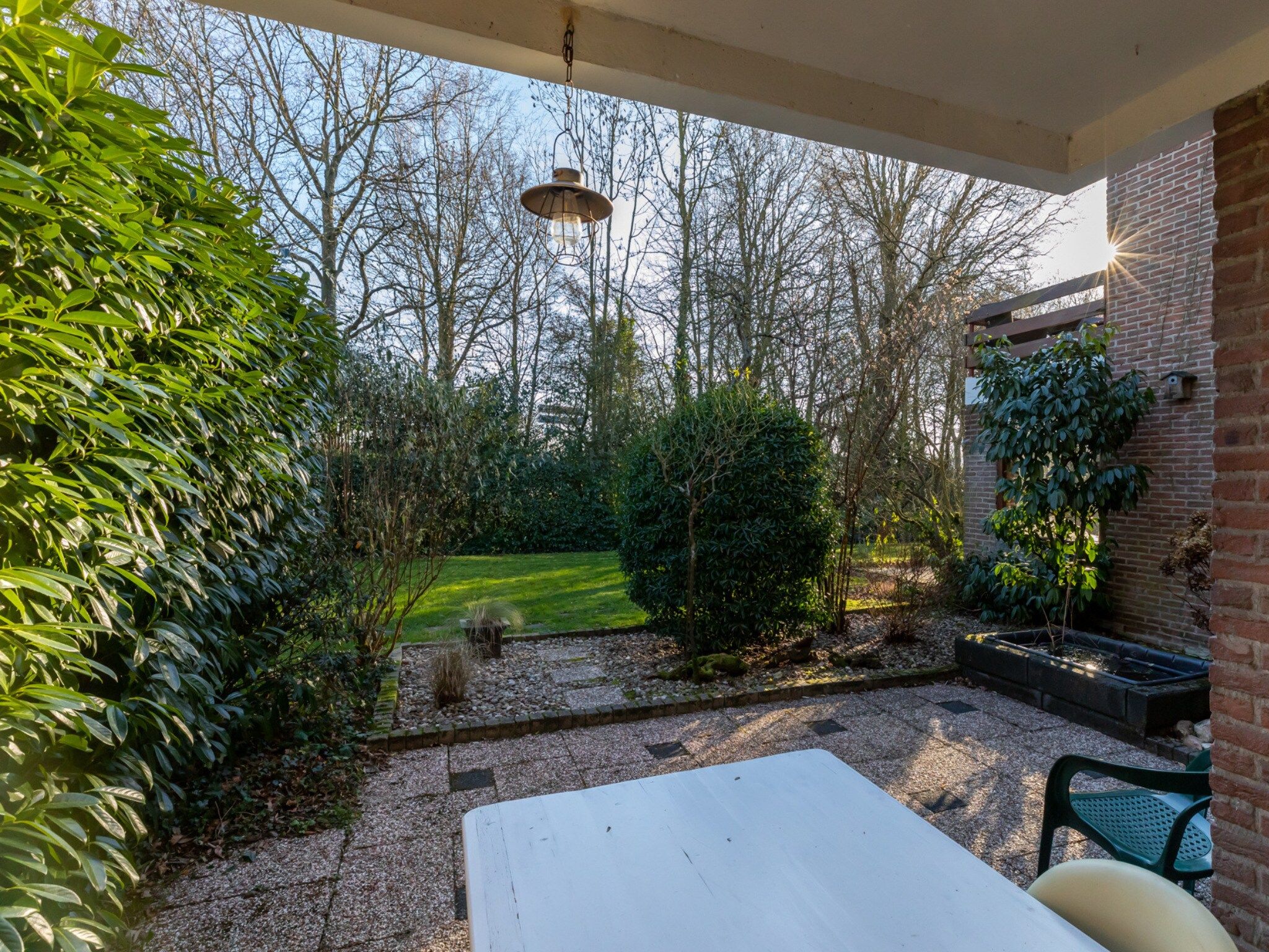 Het terras van Nescio in Veere