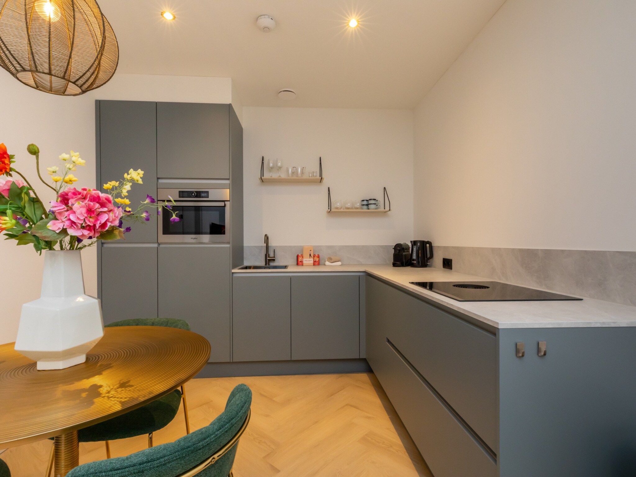 De keuken van Vakantiewoning ZEEBRIES in Koudekerke