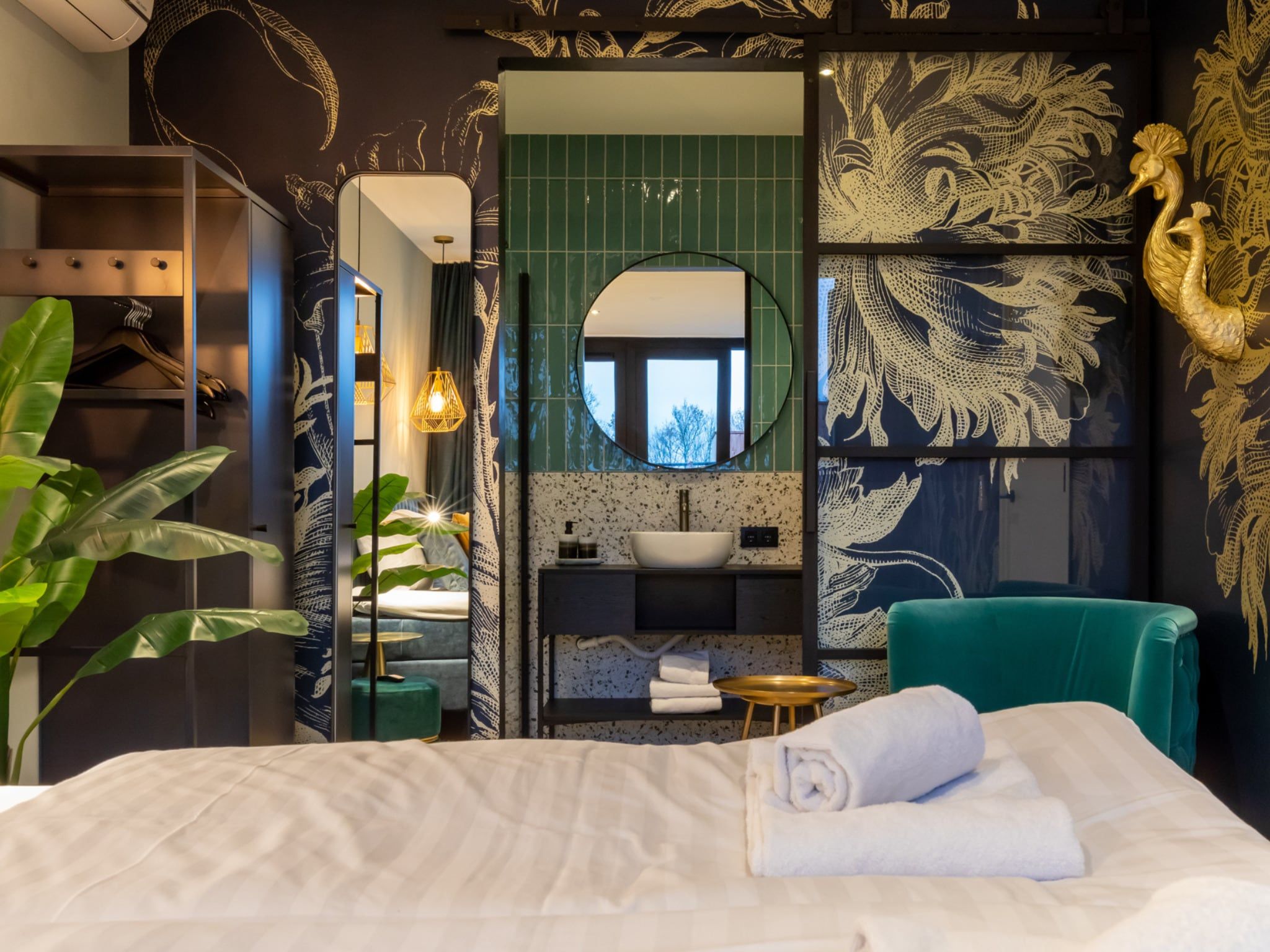 Een slaapkamer van Vakantiewoning ZEEBRIES in Koudekerke
