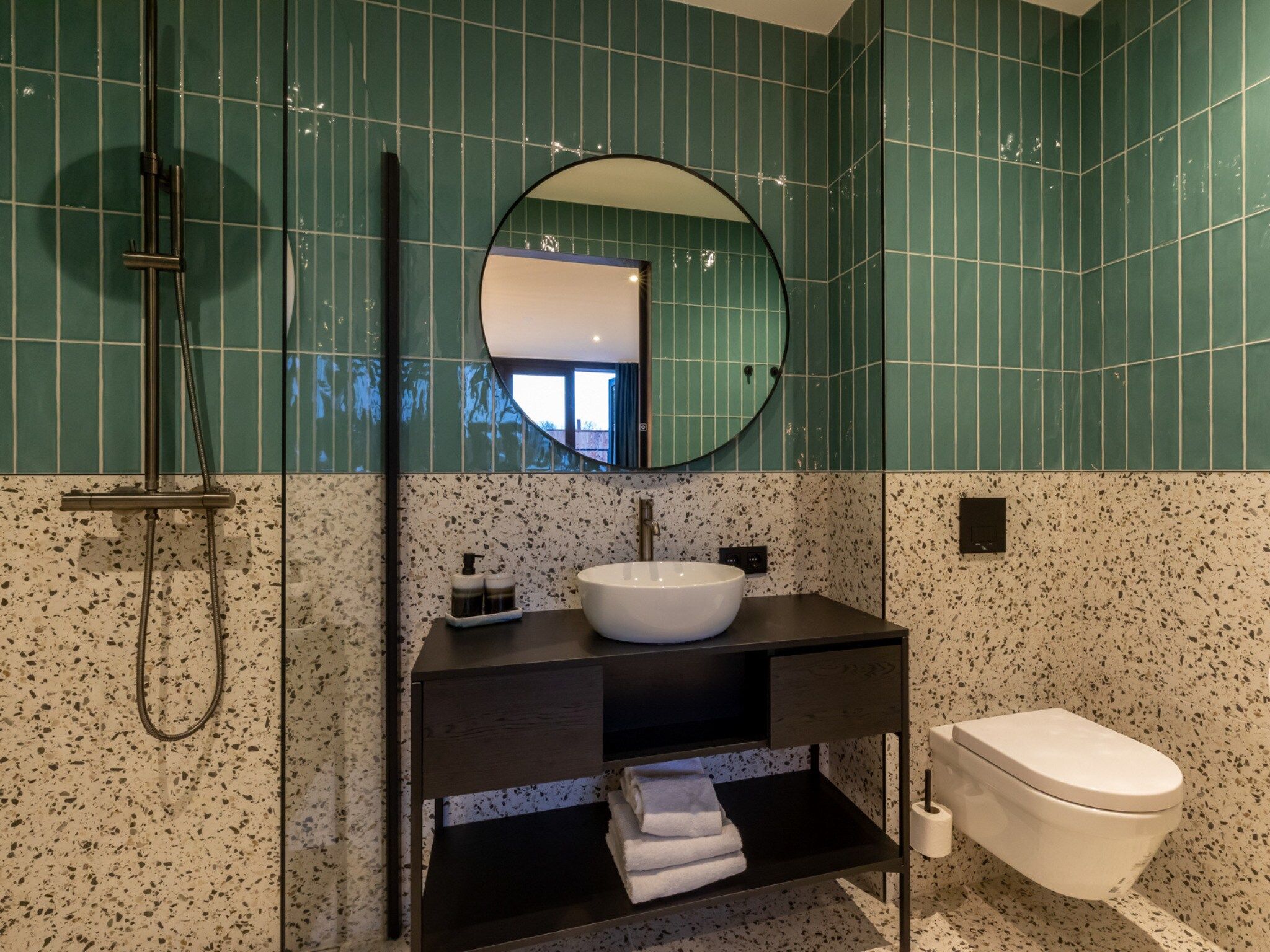 De badkamer van Vakantiewoning ZEEBRIES in Koudekerke