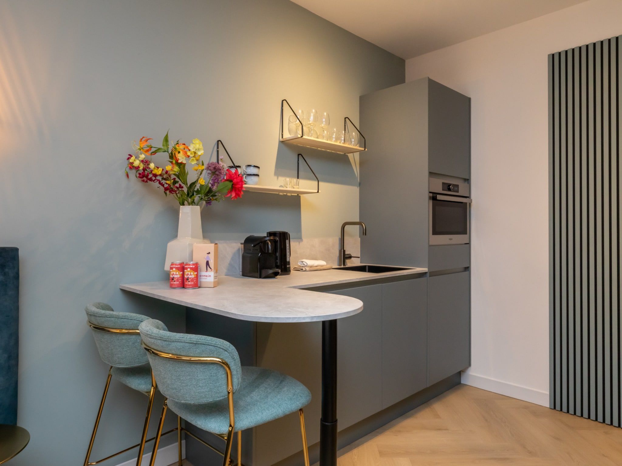 De keuken van Studio ZEE in Koudekerke