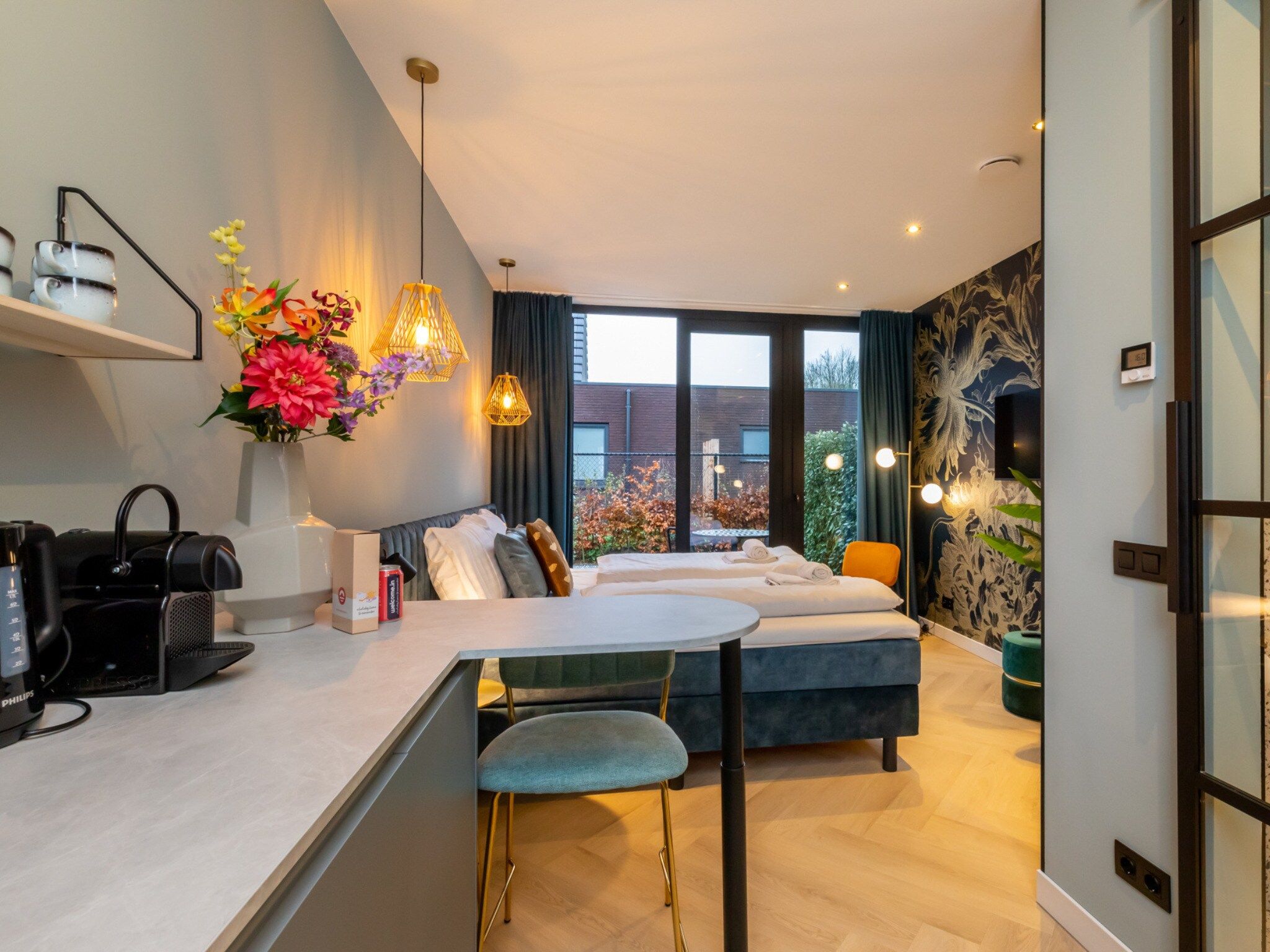 De woonkamer van Studio BRIES in Koudekerke