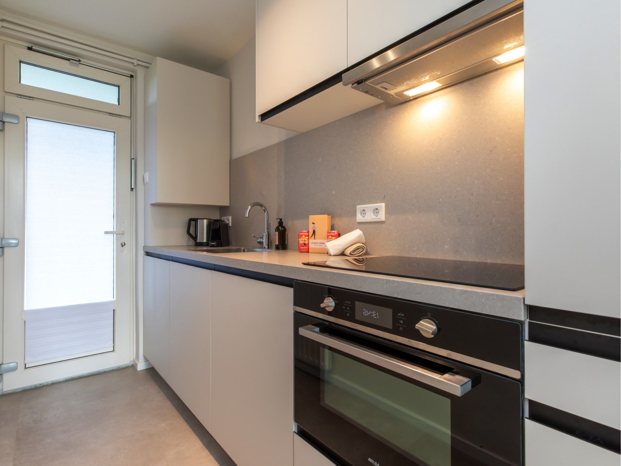 De keuken van Zoutelande 'Kurhaus appartement nr 1 in Zoutelande