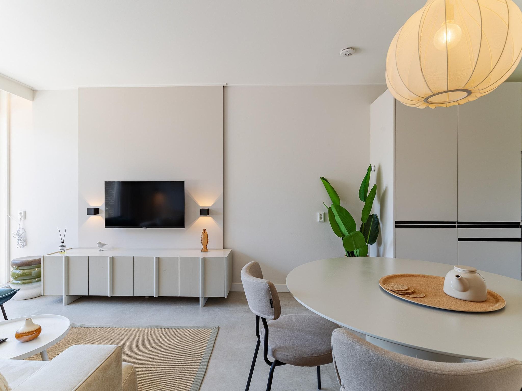 De woonkamer van Nieuwstraat 1  Zoutelande 'Kurhaus - 14 met sauna in Zoutelande