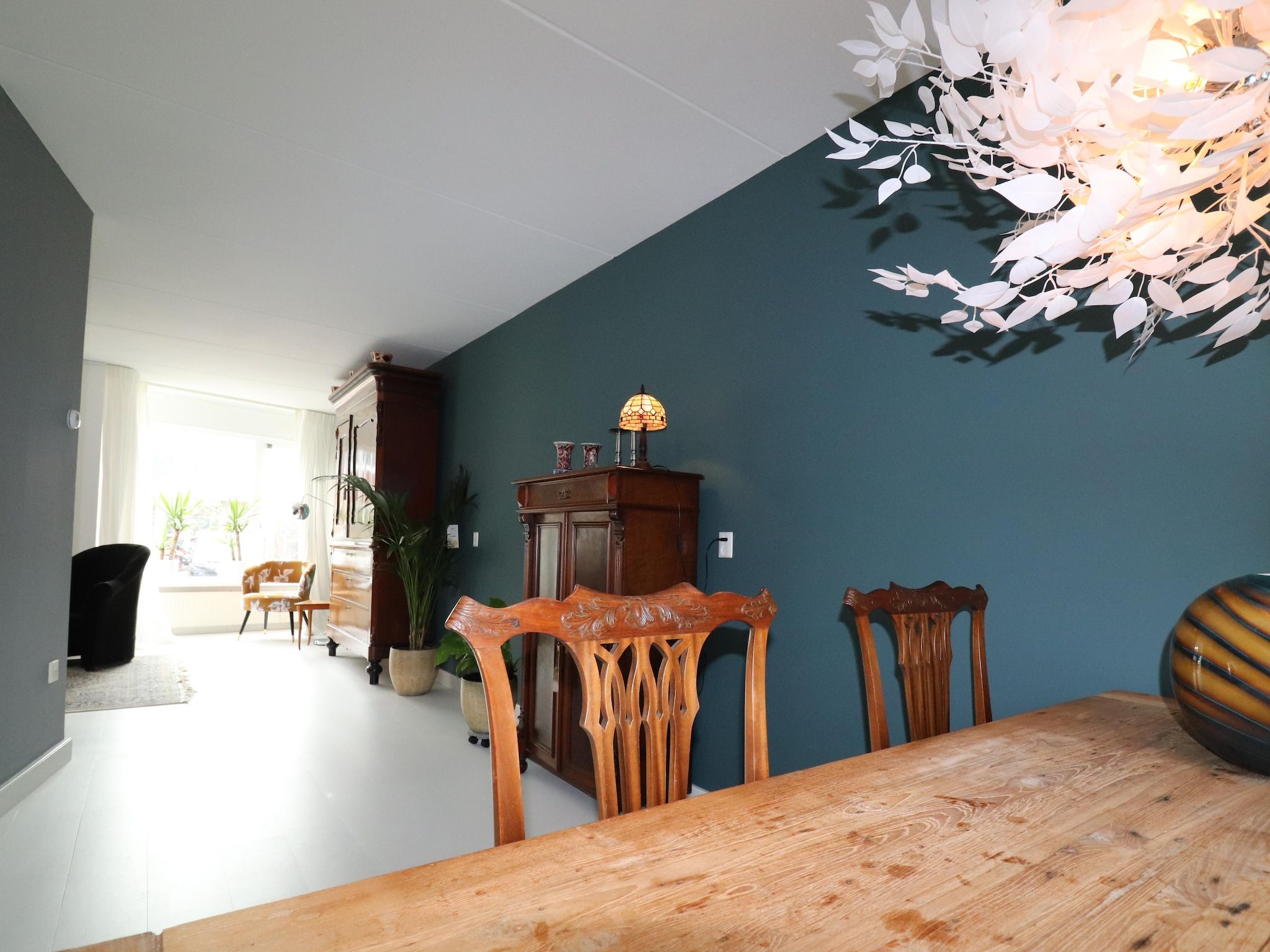 De woonkamer van Vakantiehuis in zonnig Grou in Gou
