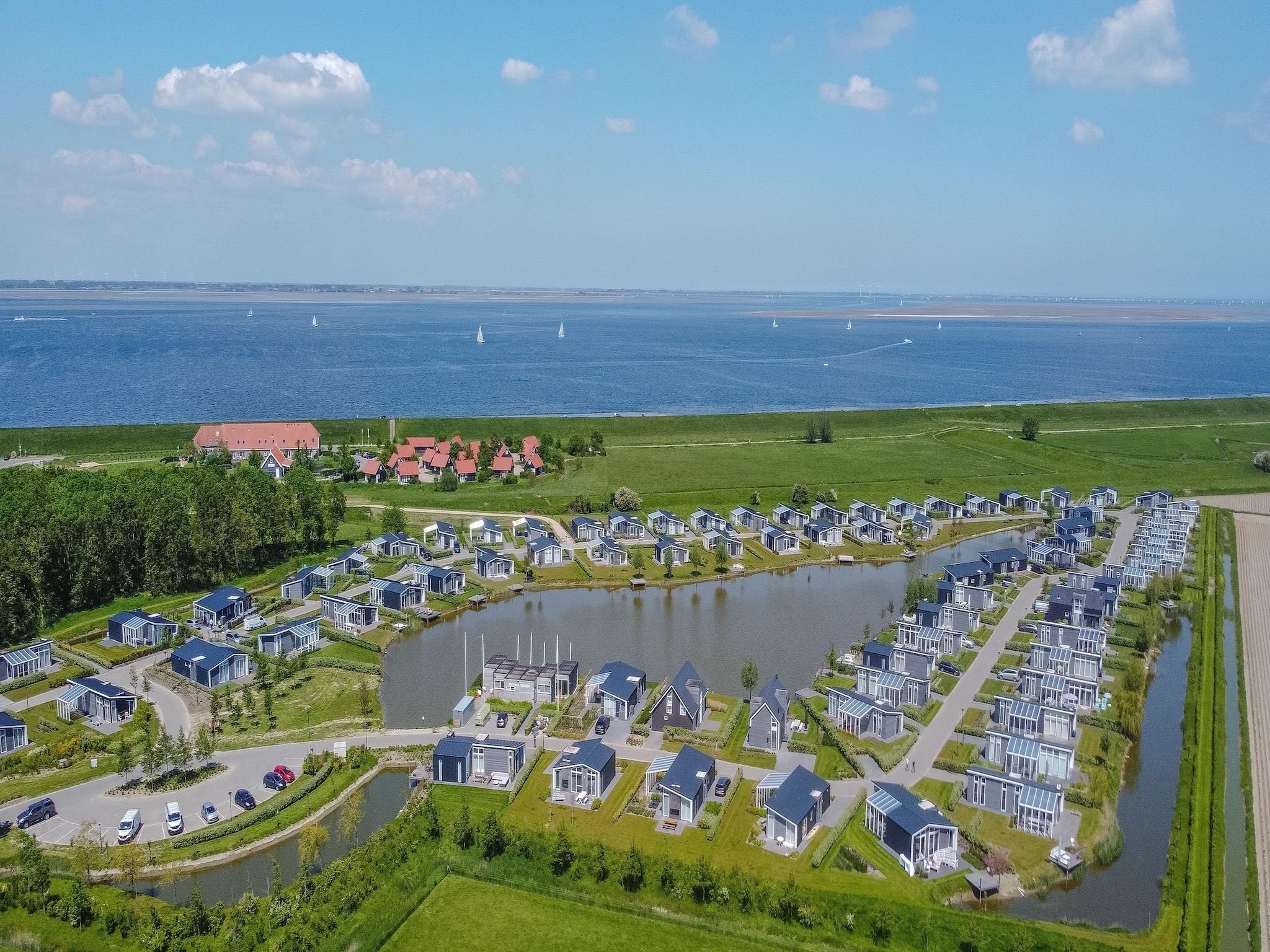 De omgeving van Water Resort Oosterschelde 34 in Wemeldinge