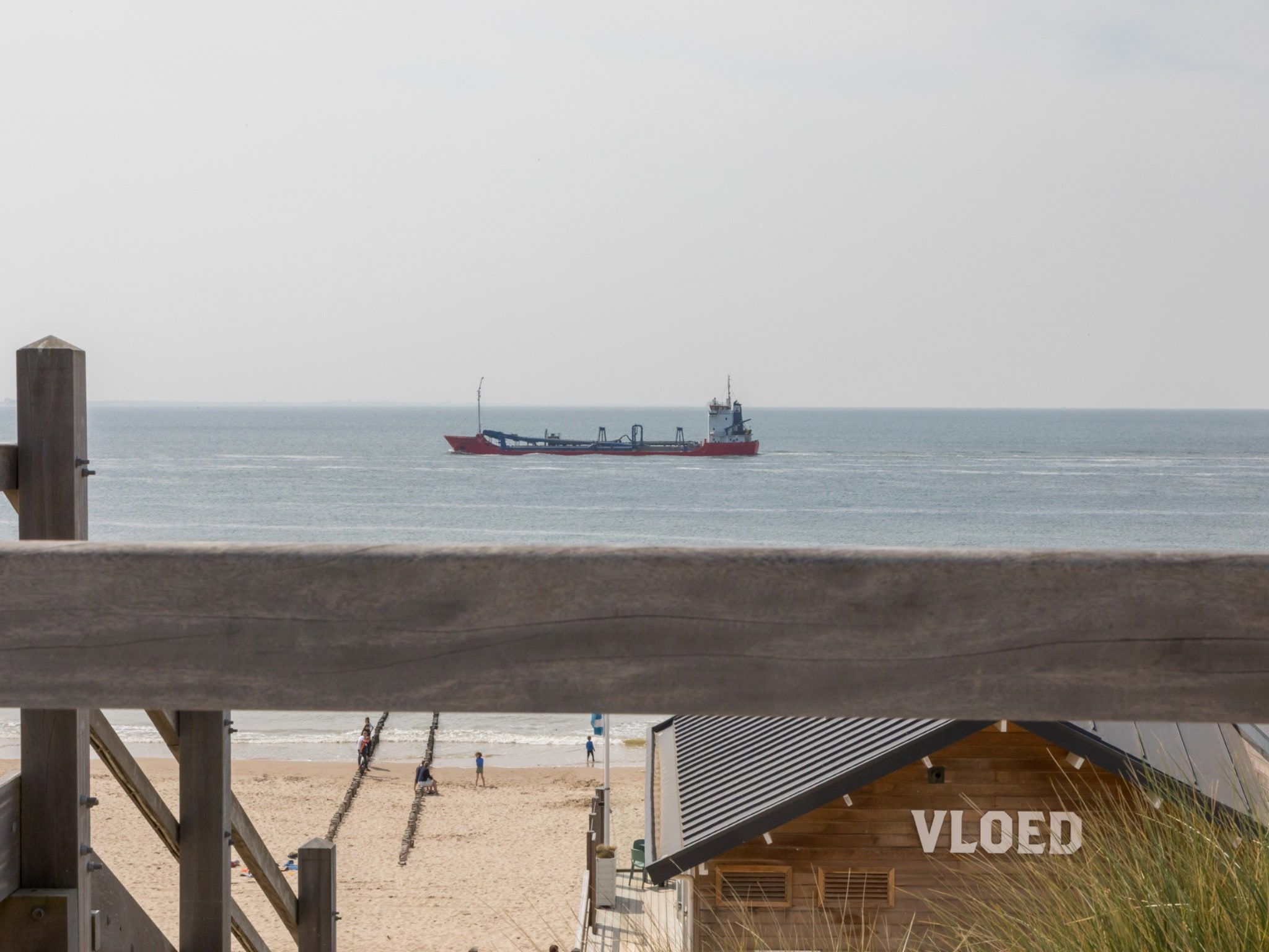 Het uitzicht vanaf Strand Dishoek 345/346 in Dishoek