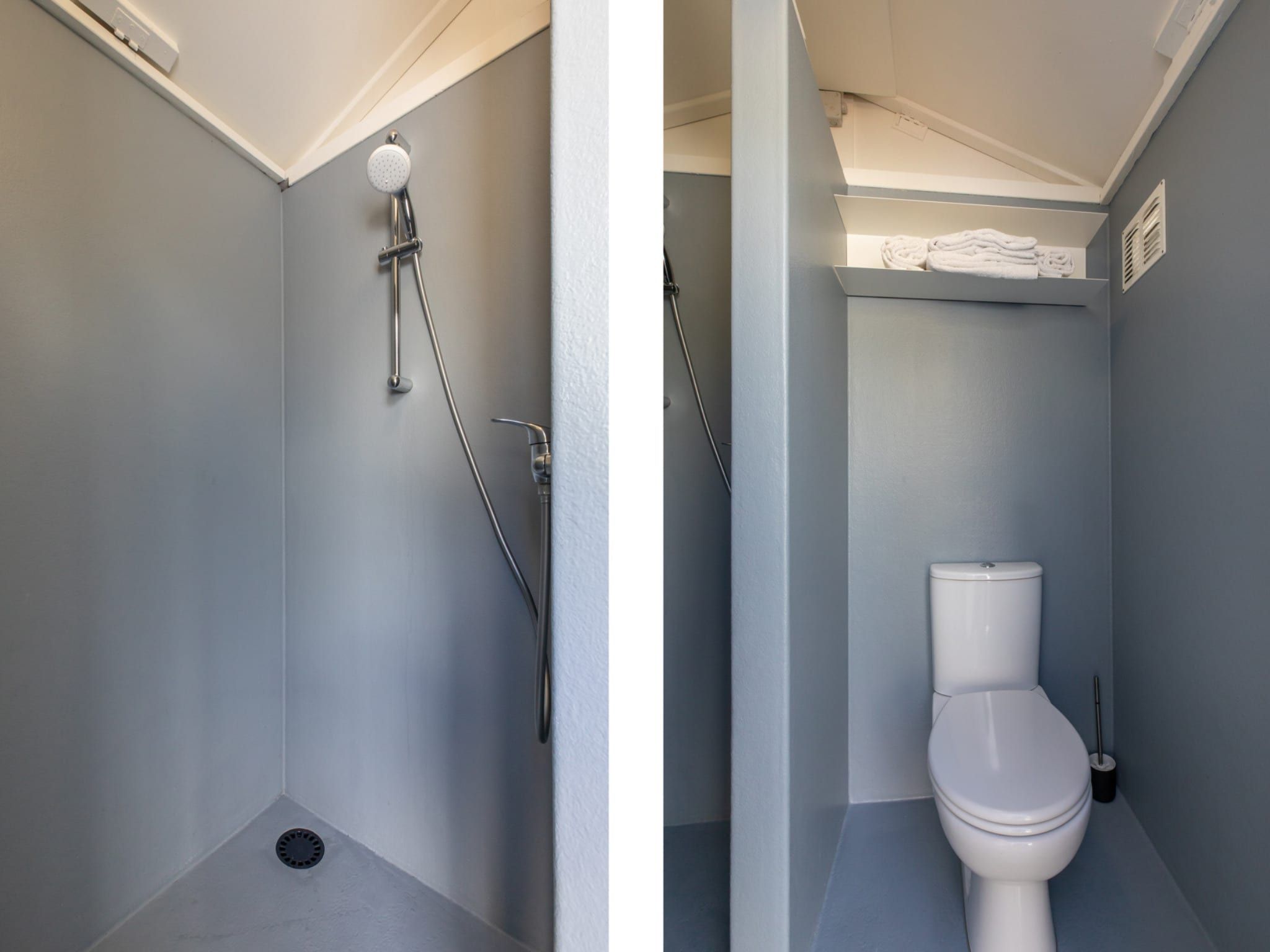 De badkamer van Strand Dishoek 345/346 in Dishoek