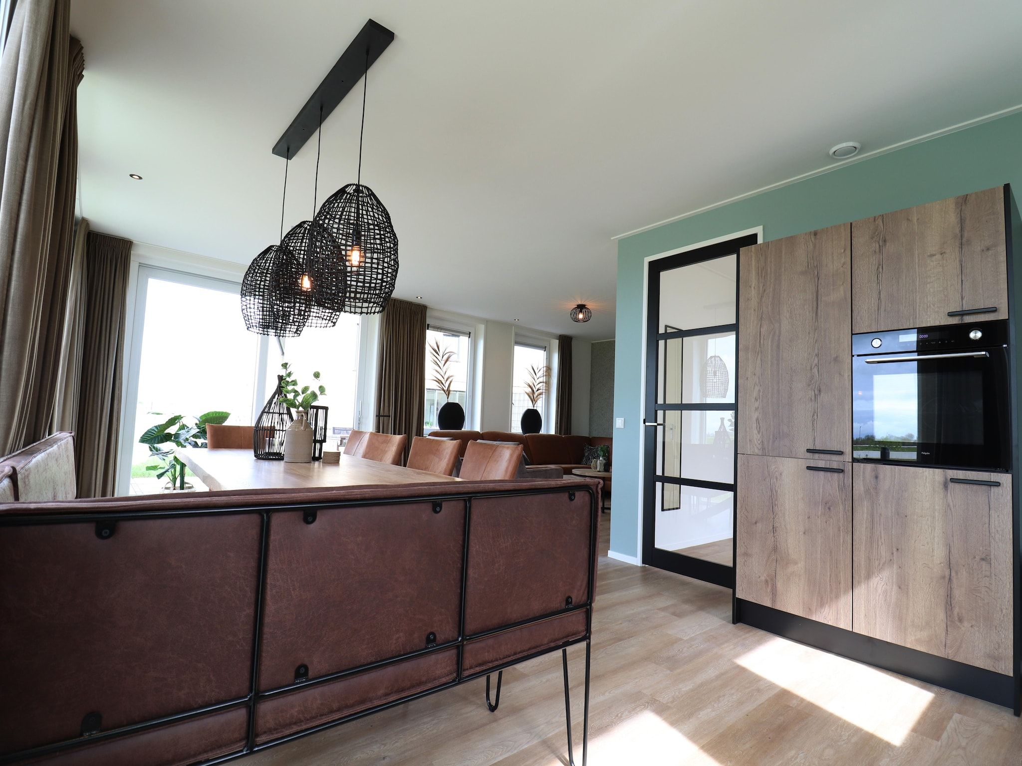 De keuken van Friese villa in Leons