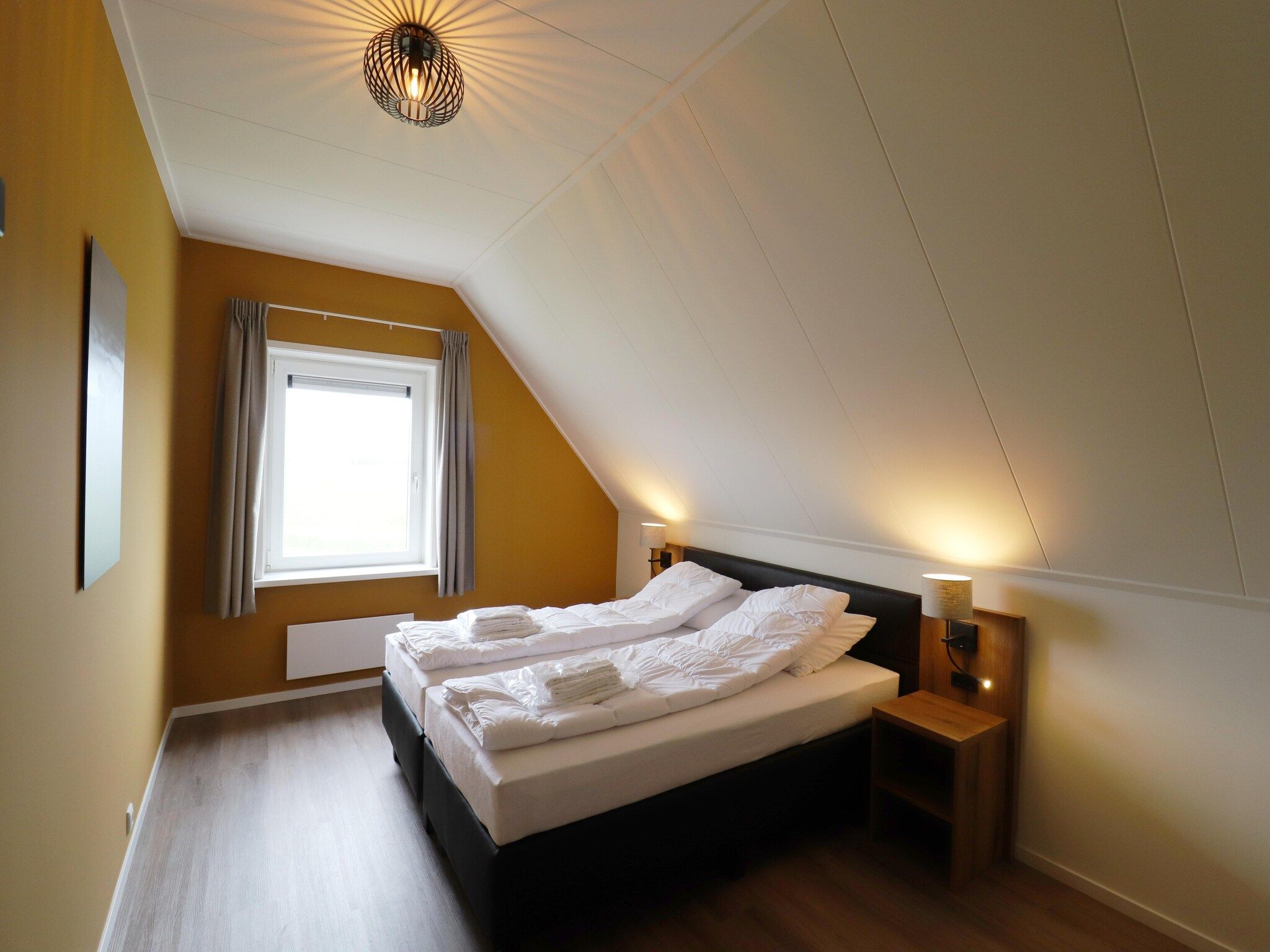 Een slaapkamer van Friese villa in Leons