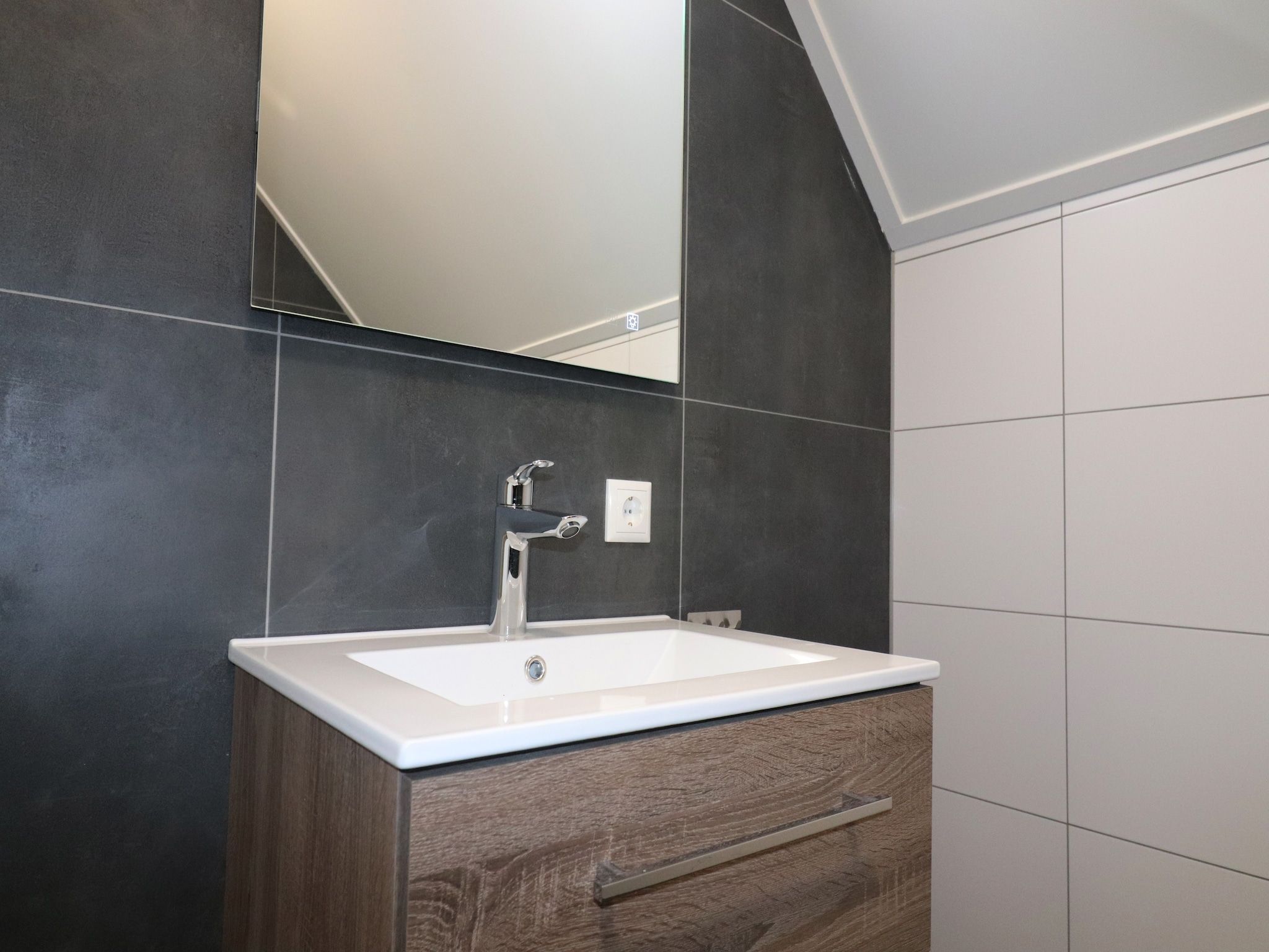 De badkamer van Friese villa in Leons