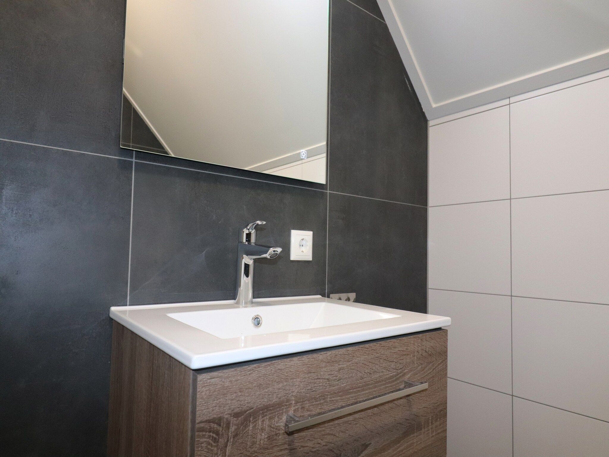 De badkamer van Friese villa in Leons