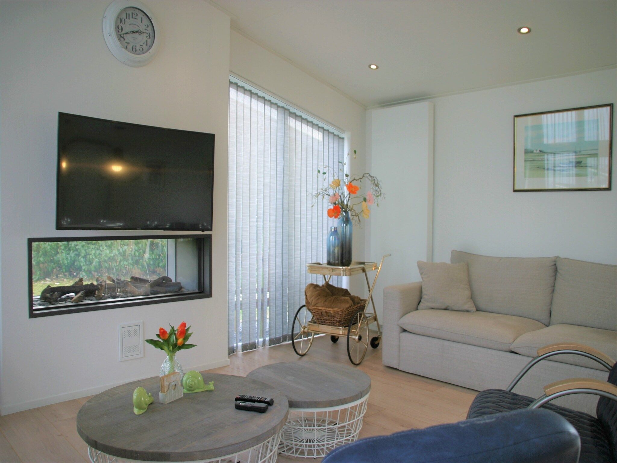 De woonkamer van Water Resort Oosterschelde 32 in Wemeldinge