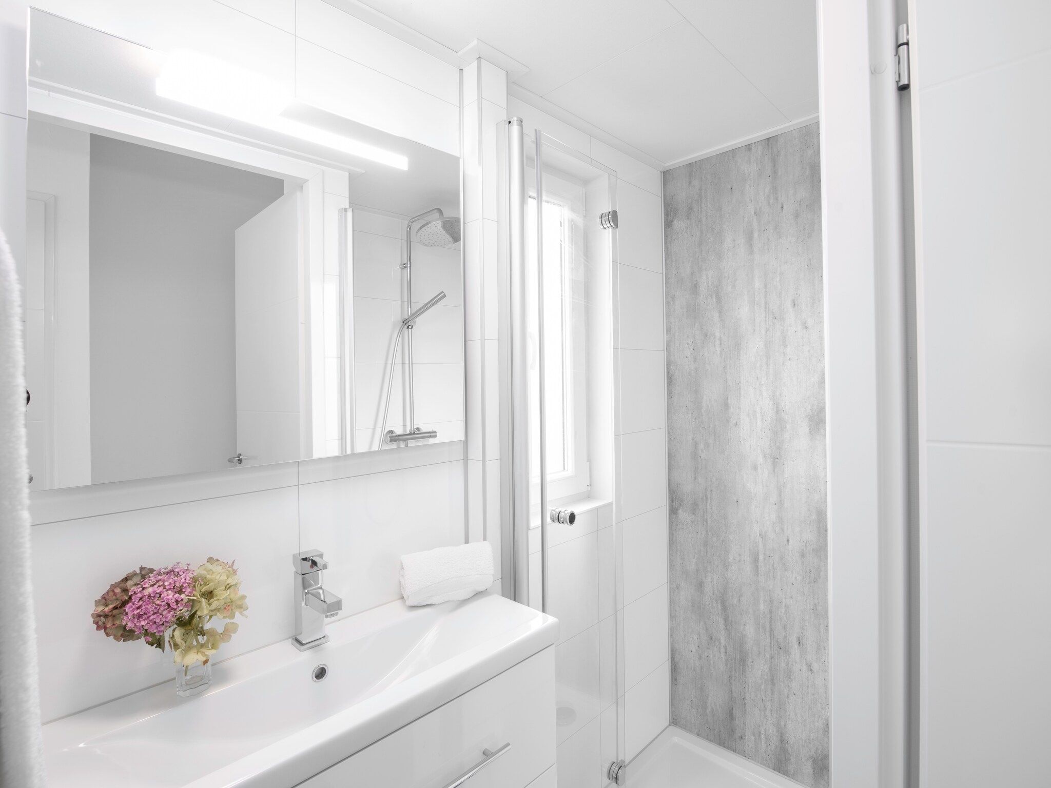 De badkamer van Water Resort Oosterschelde 55 in Wemeldinge
