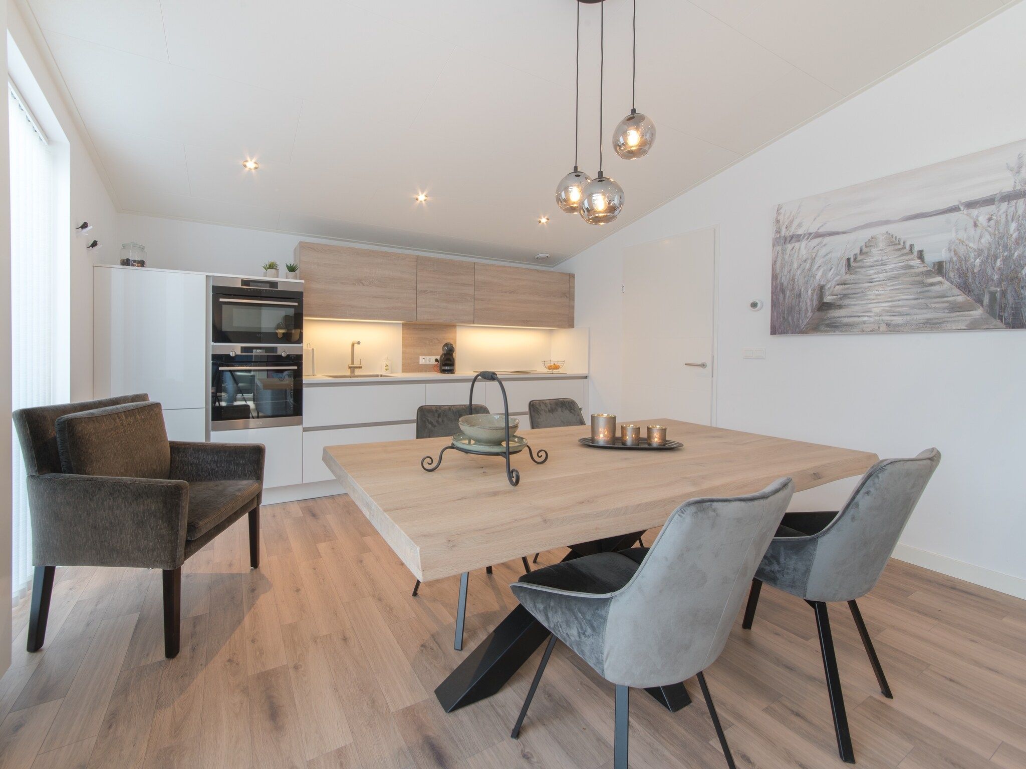 De keuken van Water Resort Oosterschelde 76 in Wemeldinge
