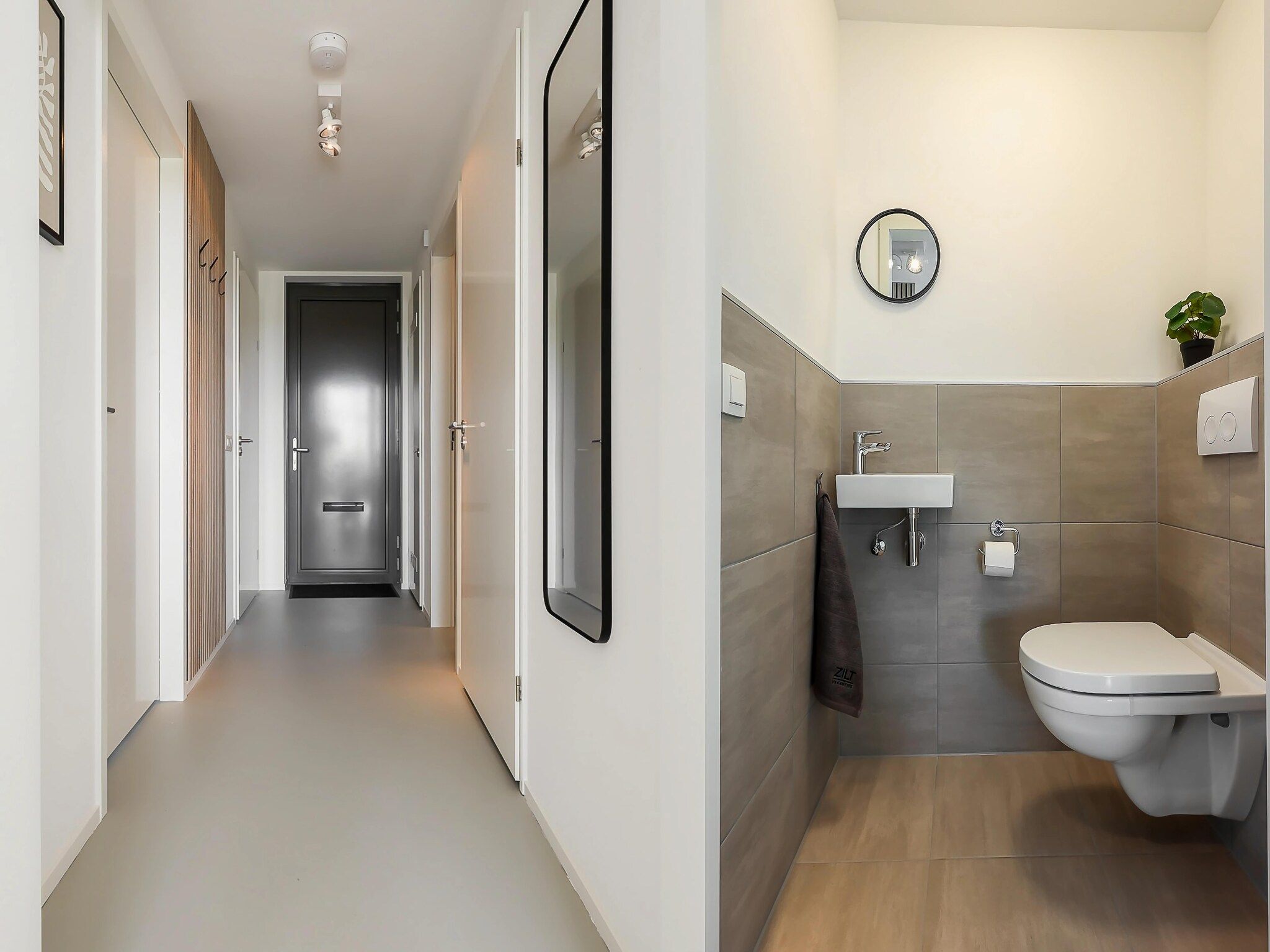 De badkamer van Heerlijkheid Vlietenburg 12 in Wissenkerke