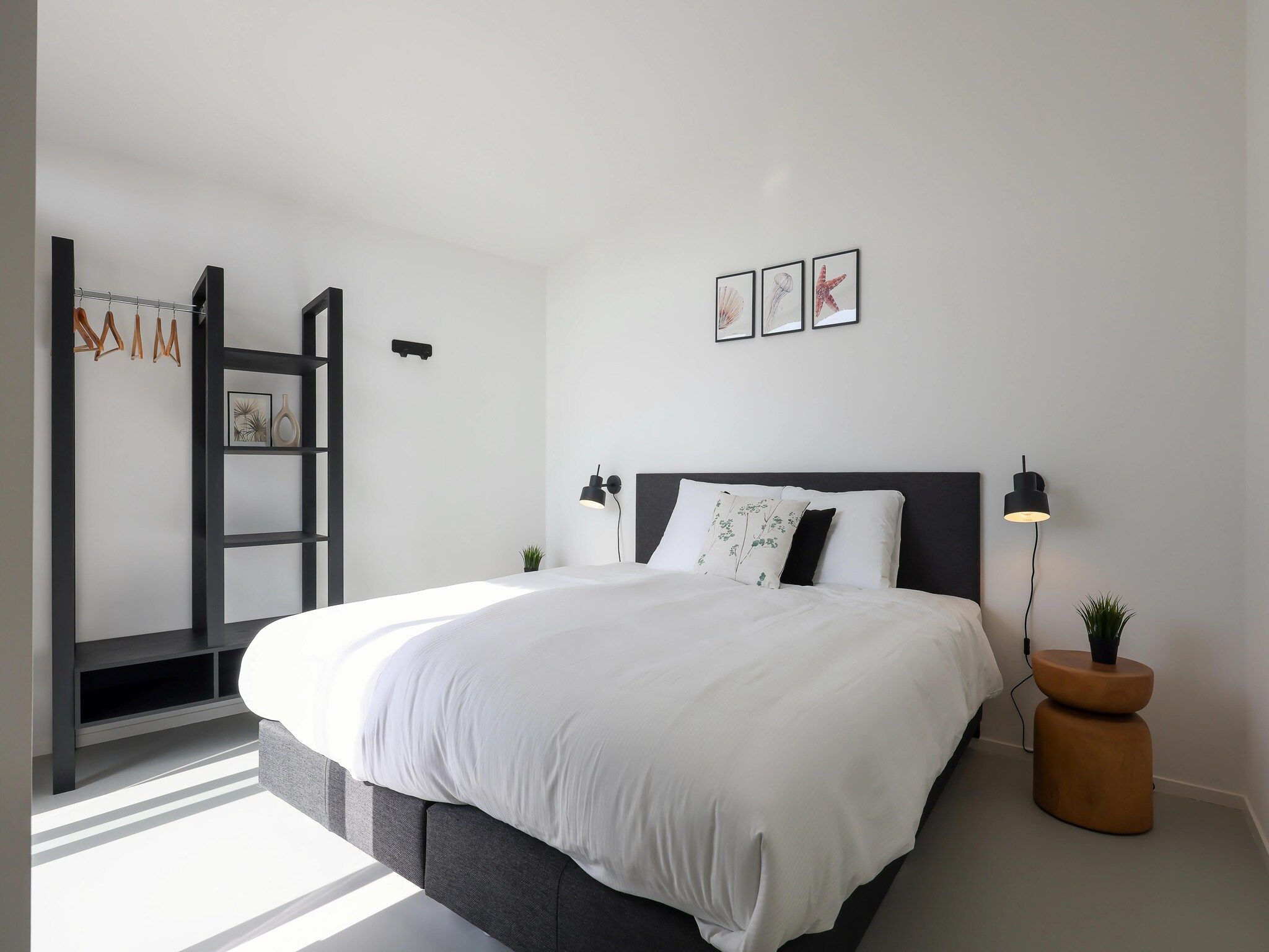 Een slaapkamer van Heerlijkheid Vlietenburg 12 in Wissenkerke