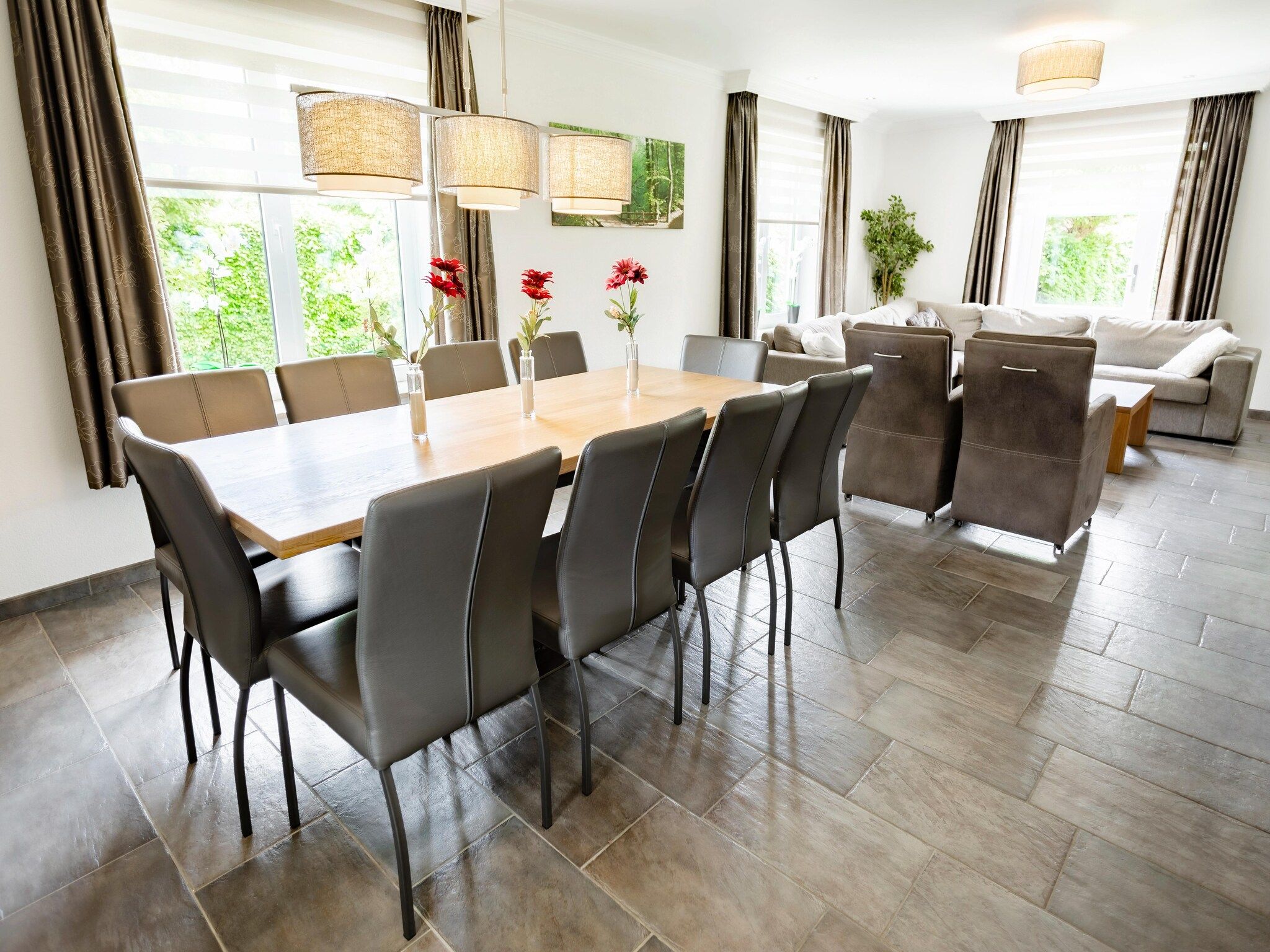 De eetkamer van De Riethorst 3 in Plasmolen