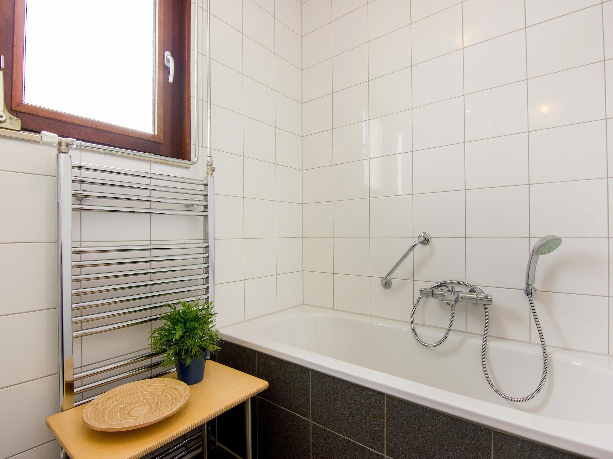 De badkamer van Vakantiepark Reevallis 7 in Vijlen