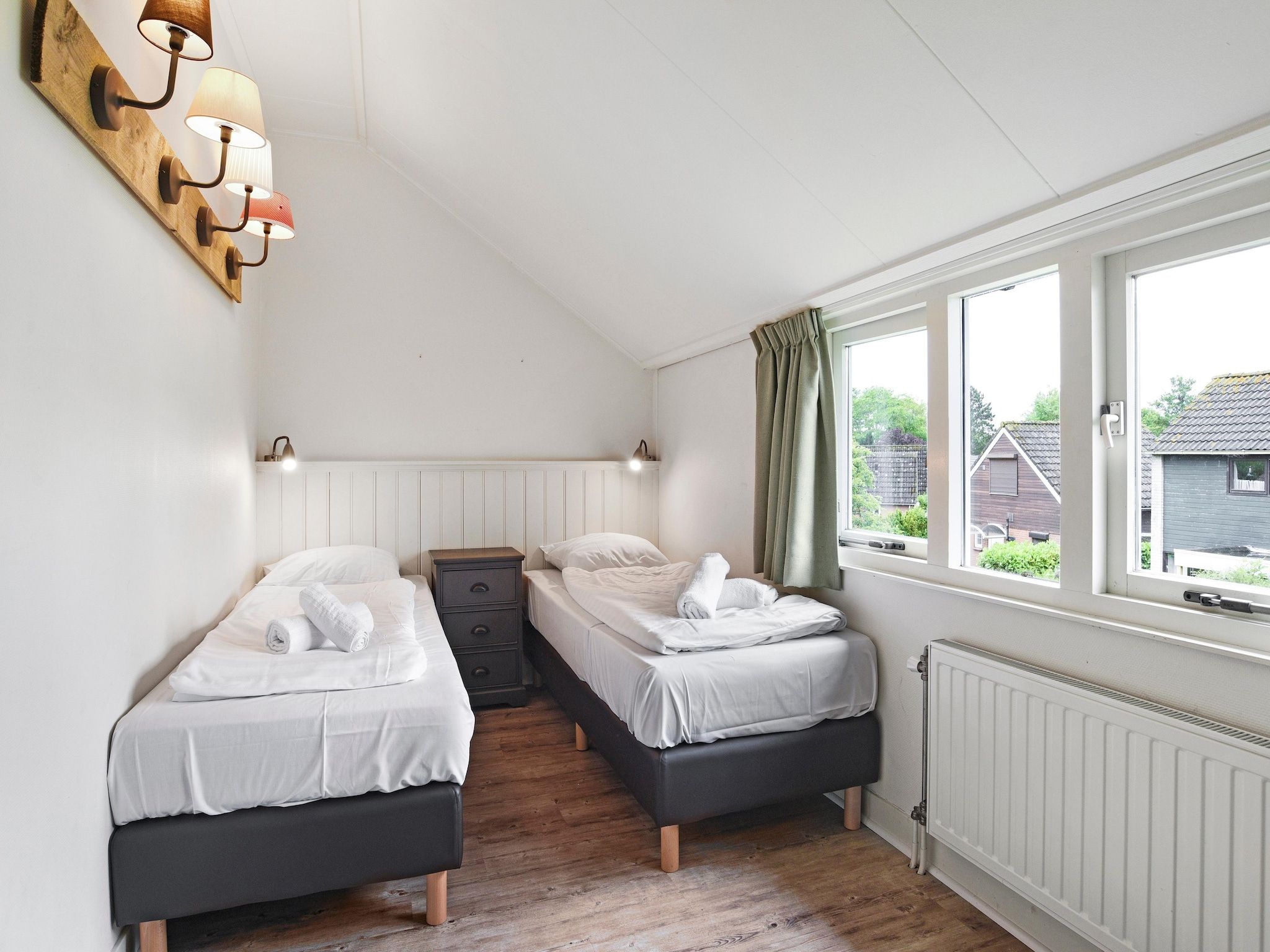 Een slaapkamer van Parc Port Greve 6 in Brouwershaven