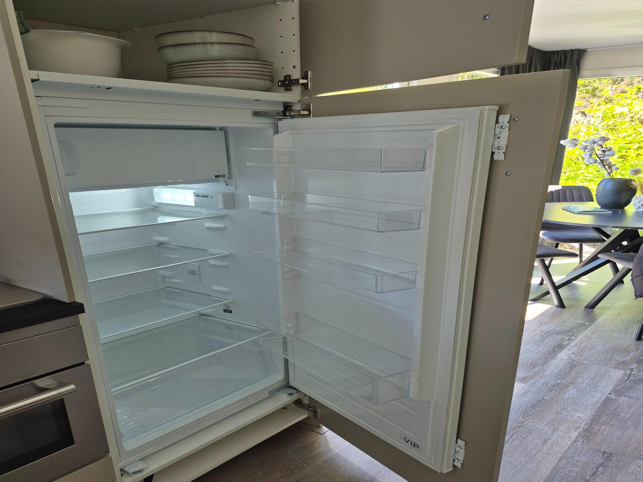 De keuken van Chalet stegeren in Stegeren