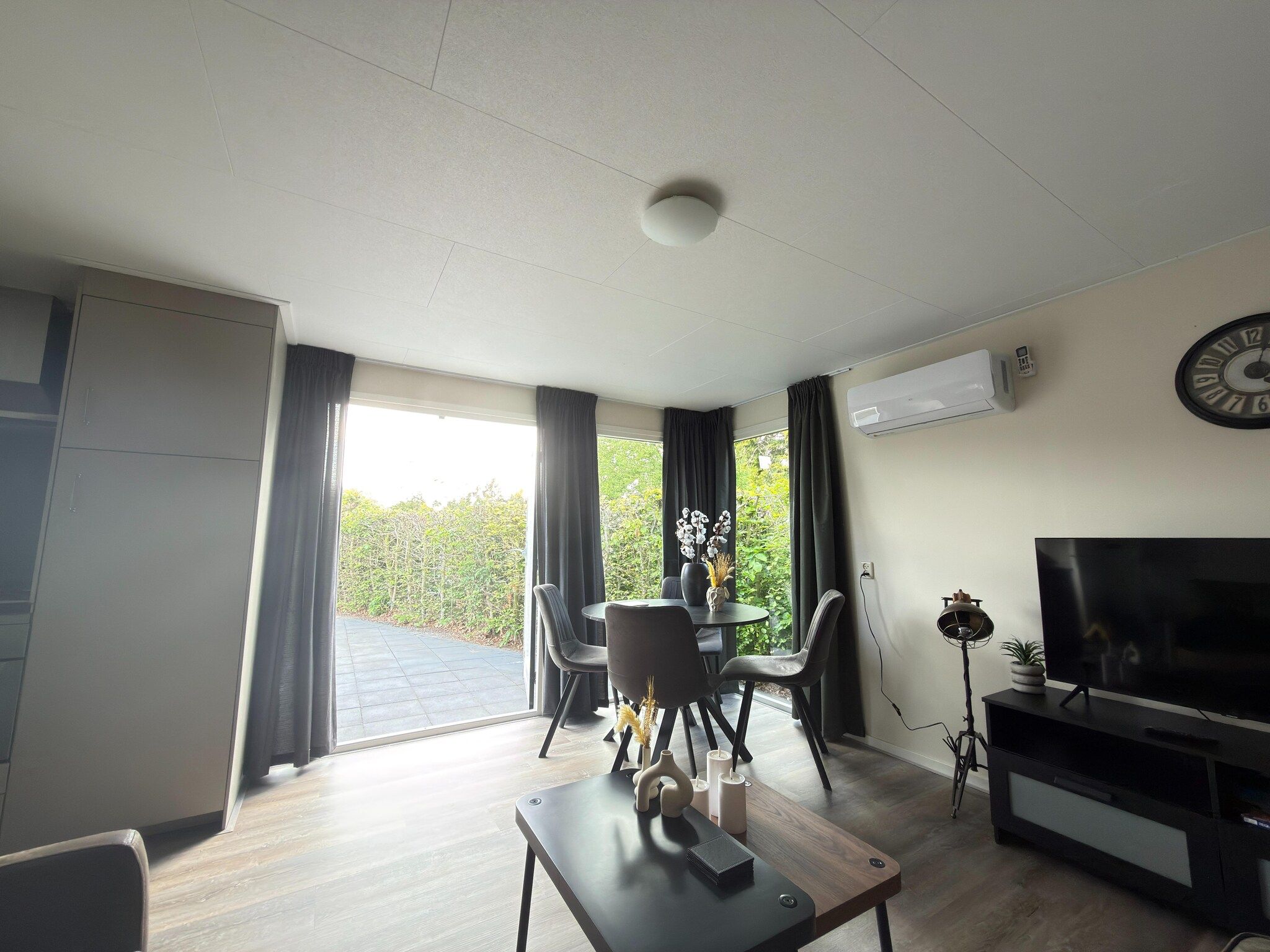 De woonkamer van Chalet stegeren in Stegeren