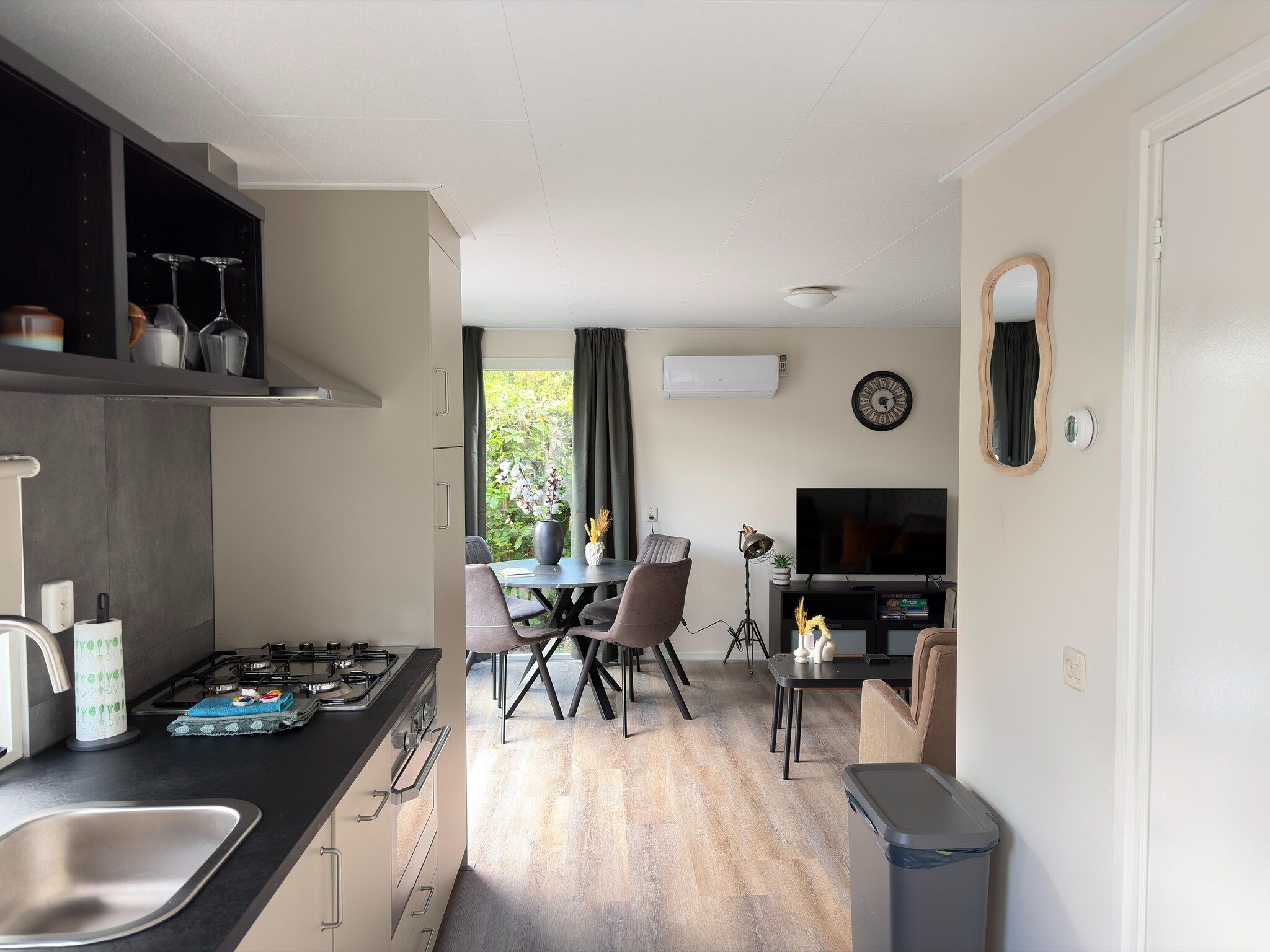 De keuken van Chalet stegeren in Stegeren