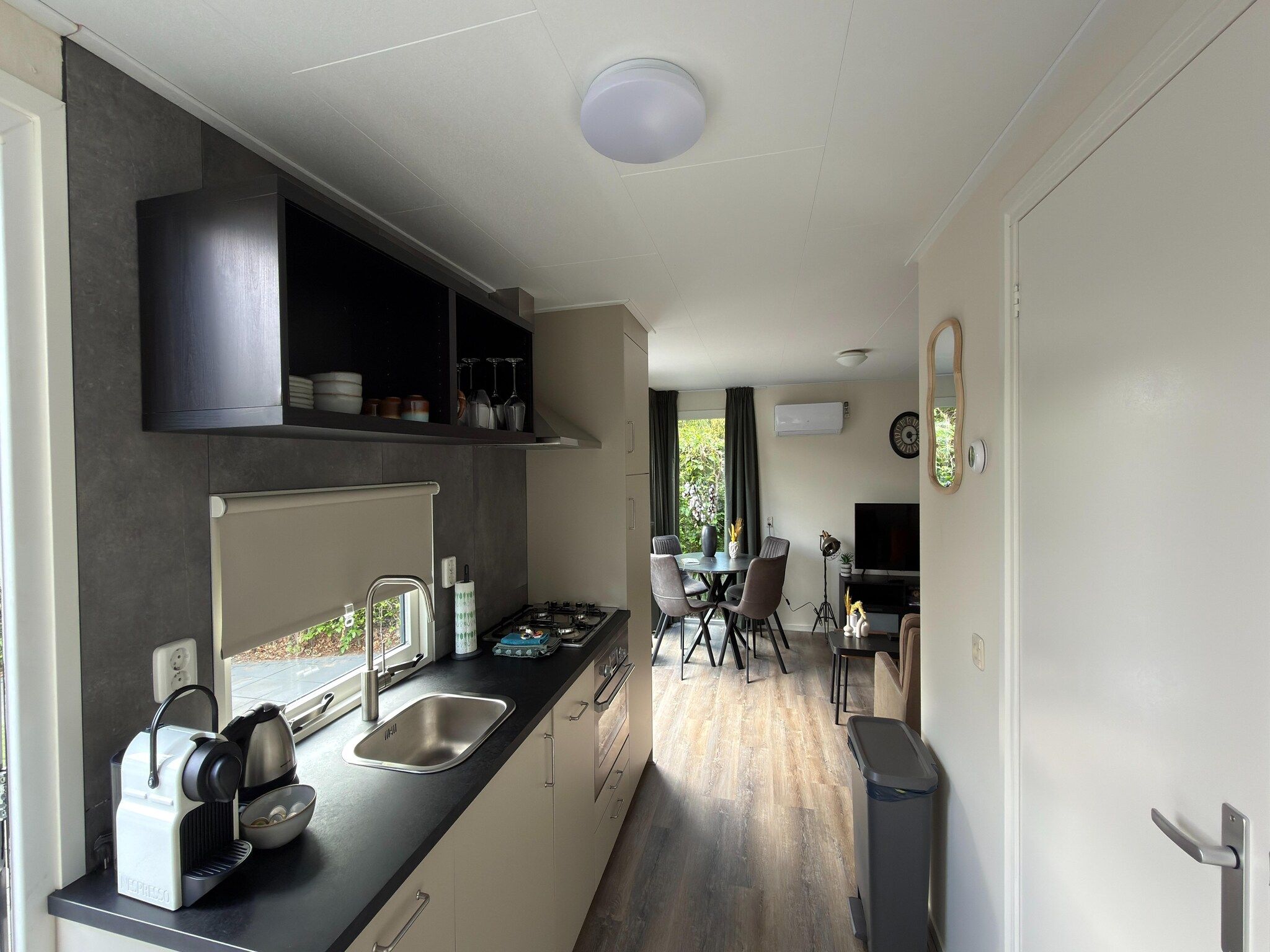 De keuken van Chalet stegeren in Stegeren