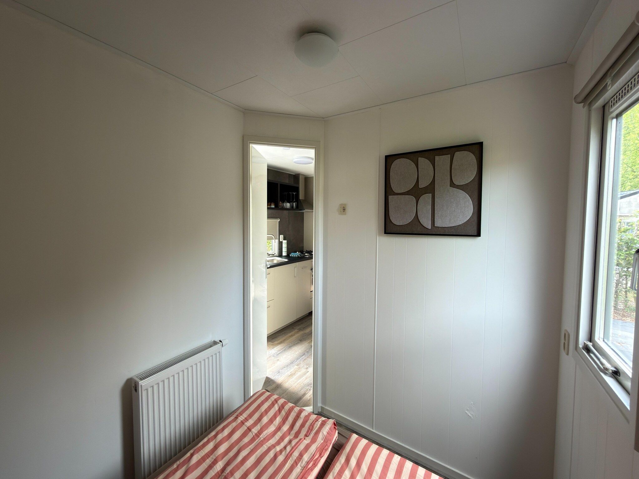 Een slaapkamer van Chalet stegeren in Stegeren