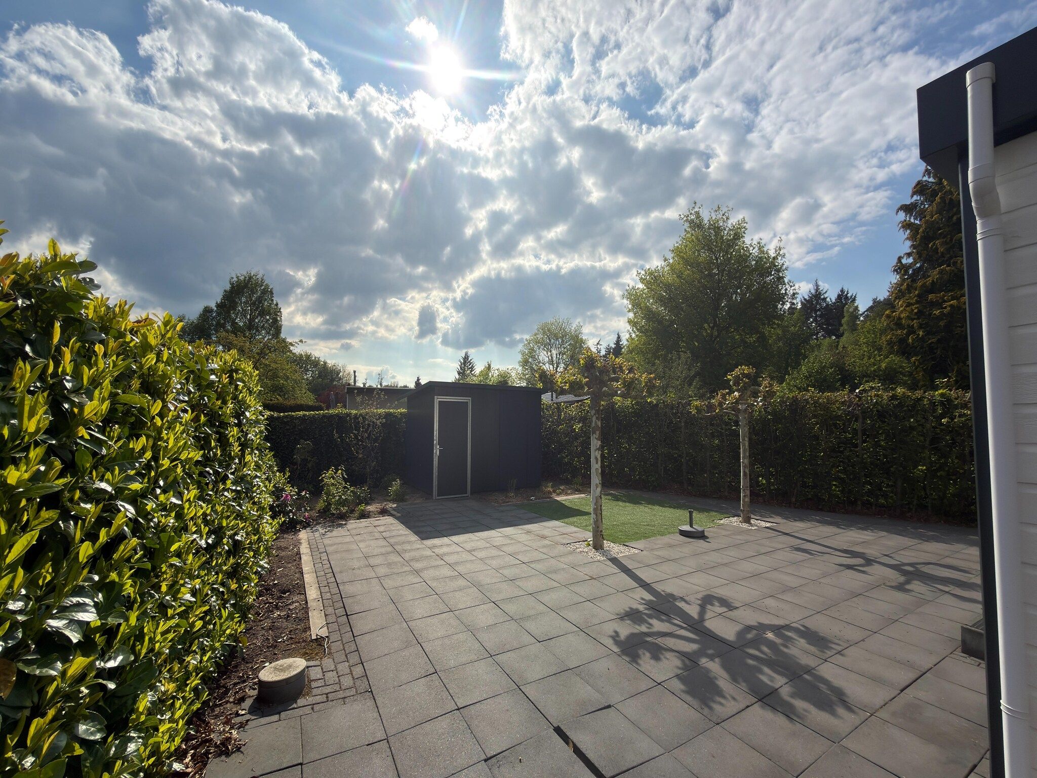 De buitenkant van Chalet stegeren in Stegeren