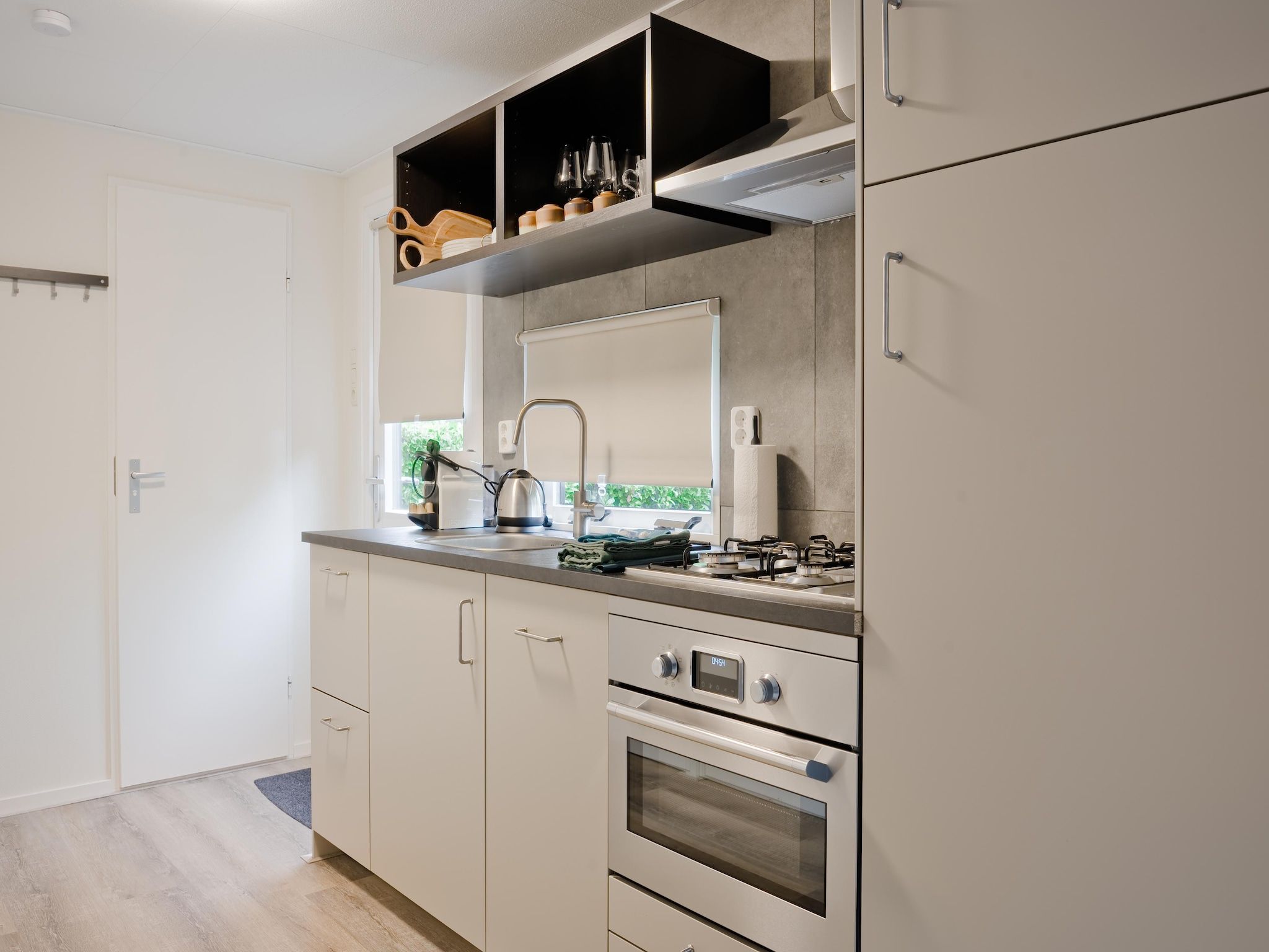 De keuken van Chalet 56 stegeren in Stegeren