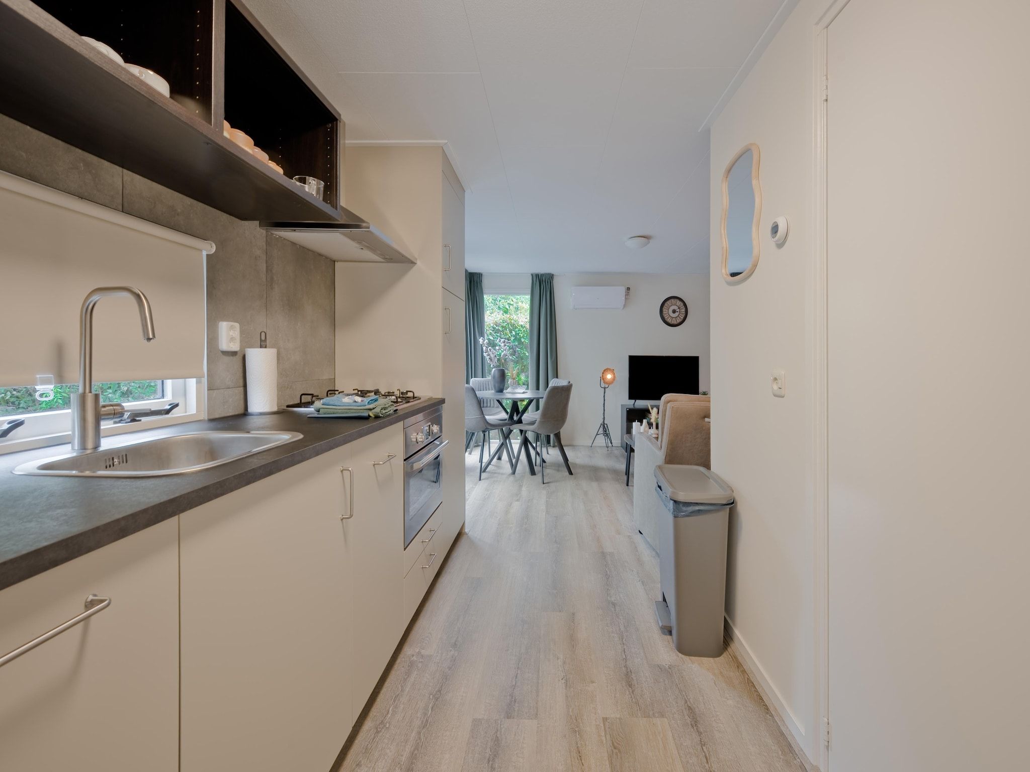 De keuken van Chalet 56 stegeren in Stegeren