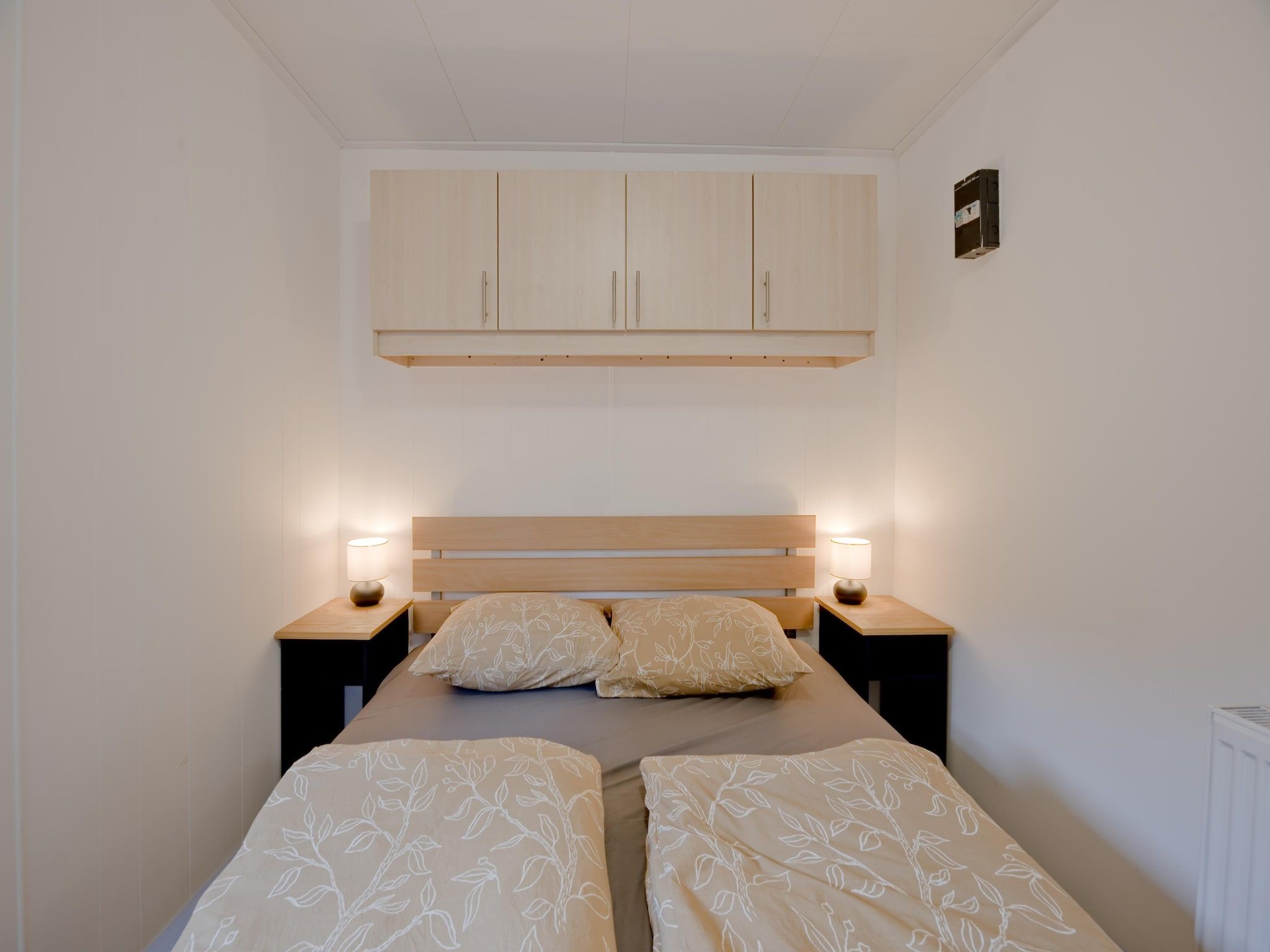 Een slaapkamer van Chalet 56 stegeren in Stegeren