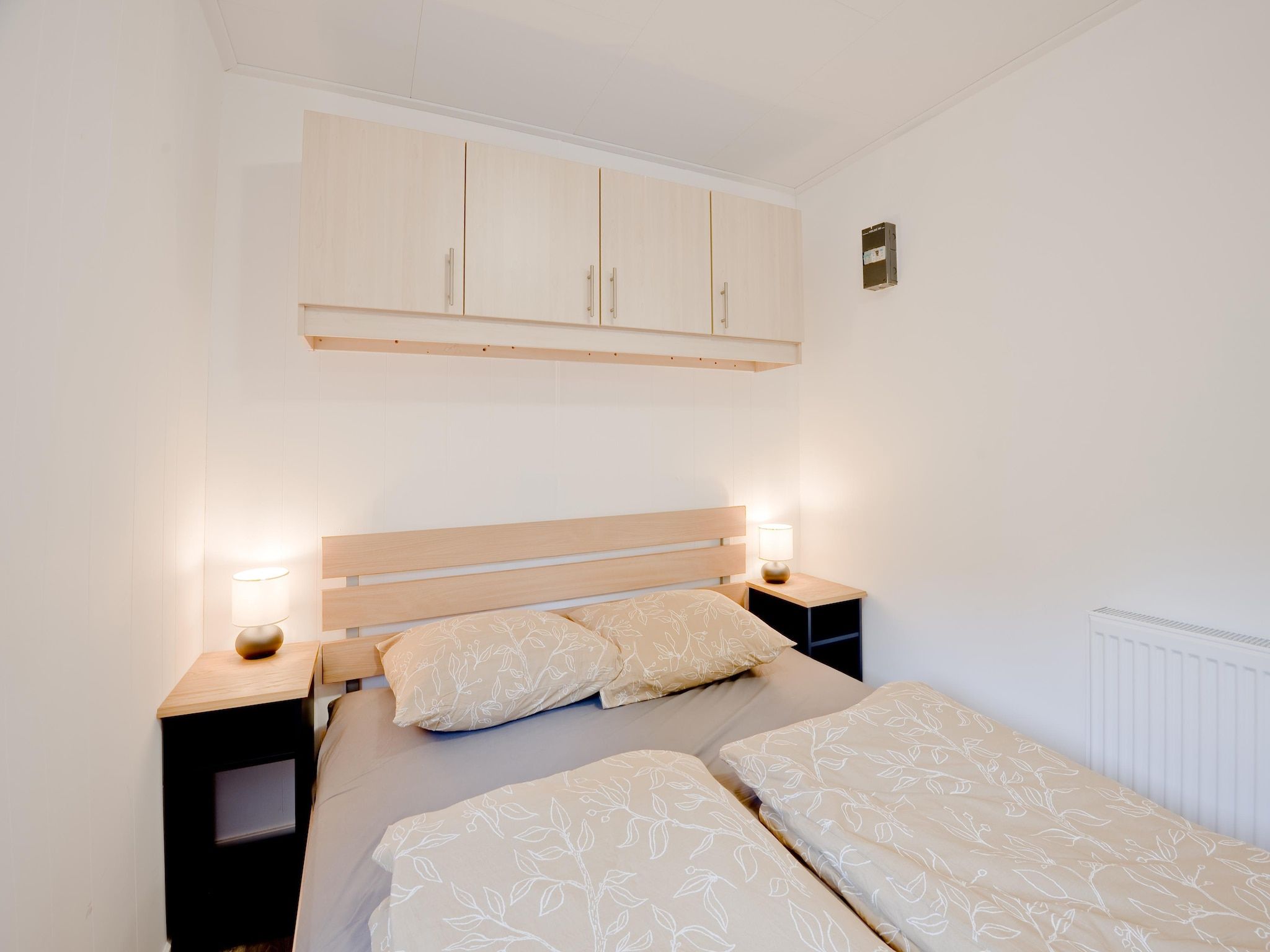 Een slaapkamer van Chalet 56 stegeren in Stegeren