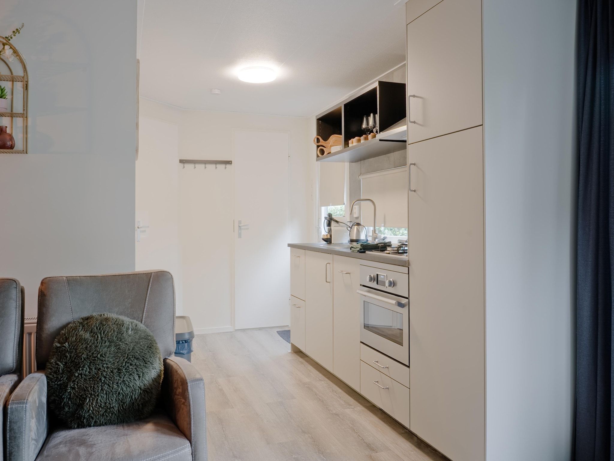 De keuken van Chalet 56 stegeren in Stegeren