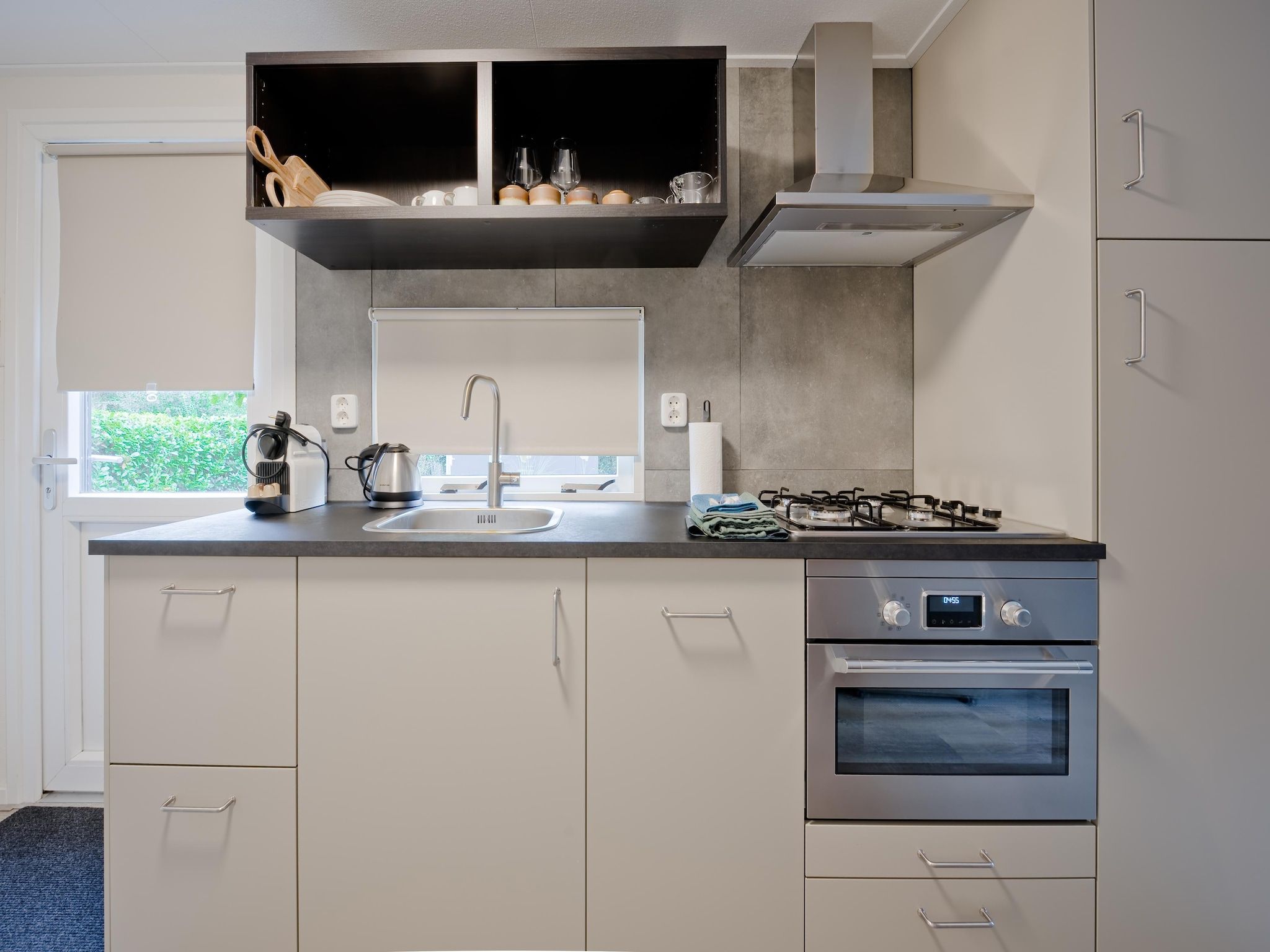 De keuken van Chalet 56 stegeren in Stegeren