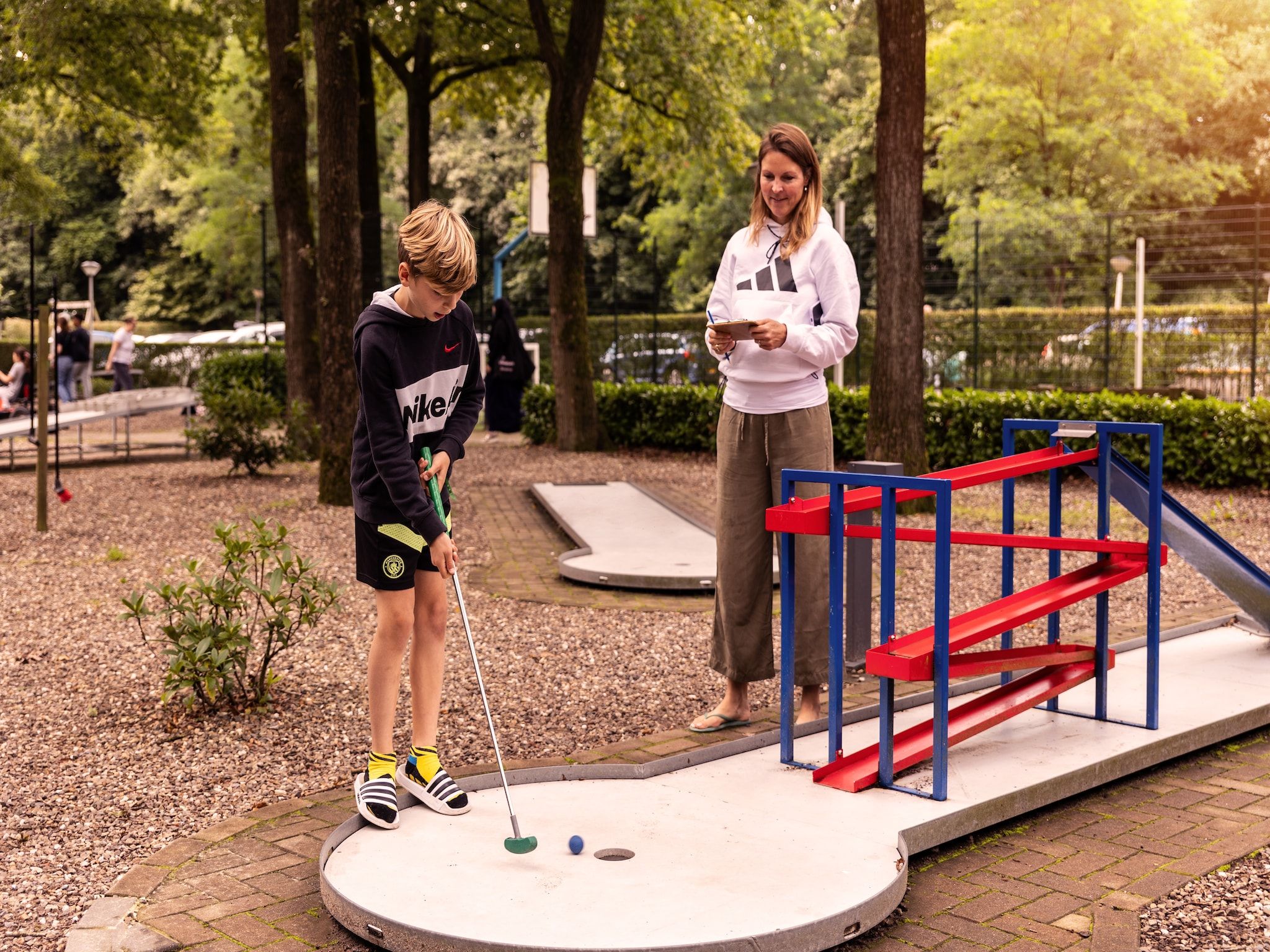 Parkfaciliteiten bij Parc Heihaas 3 in Putten