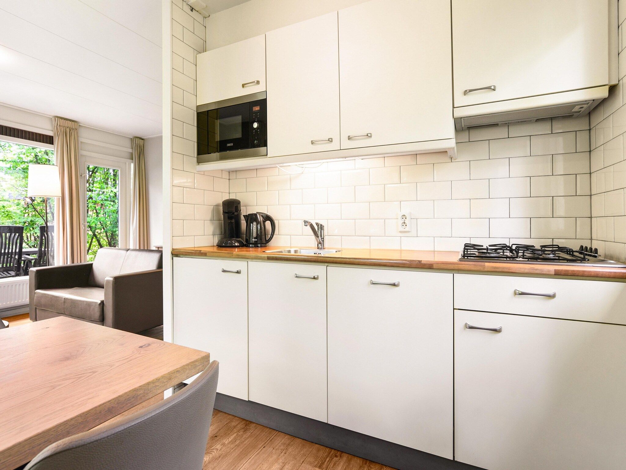 De keuken van Parc Heihaas 5 in Putten