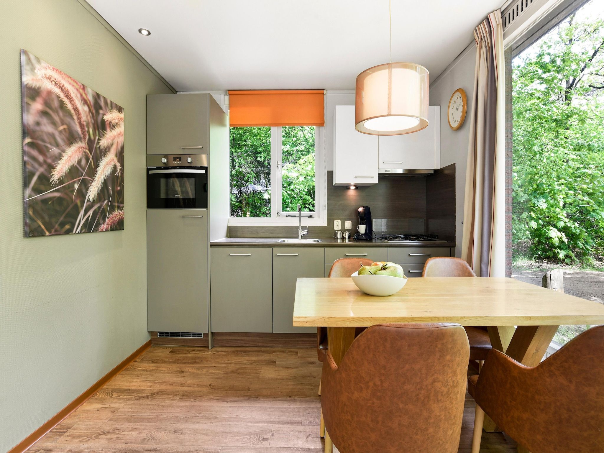 De keuken van Parc Heihaas 7 in Putten