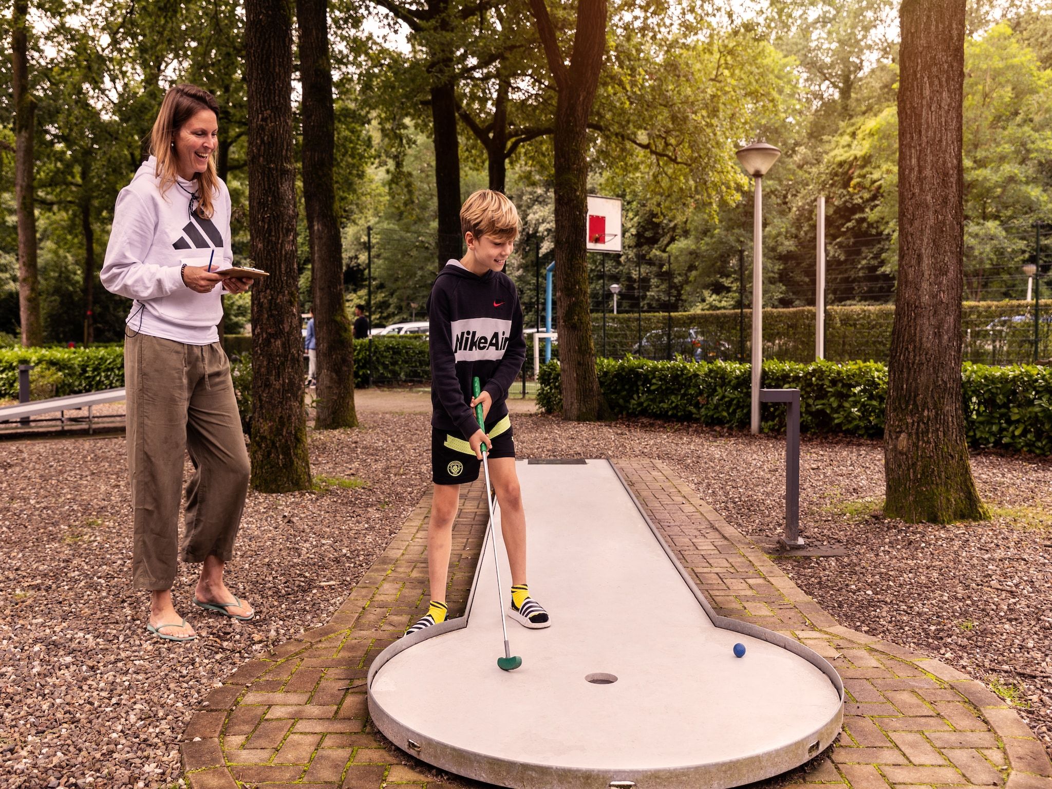 Parkfaciliteiten bij Parc Heihaas 10 in Putten