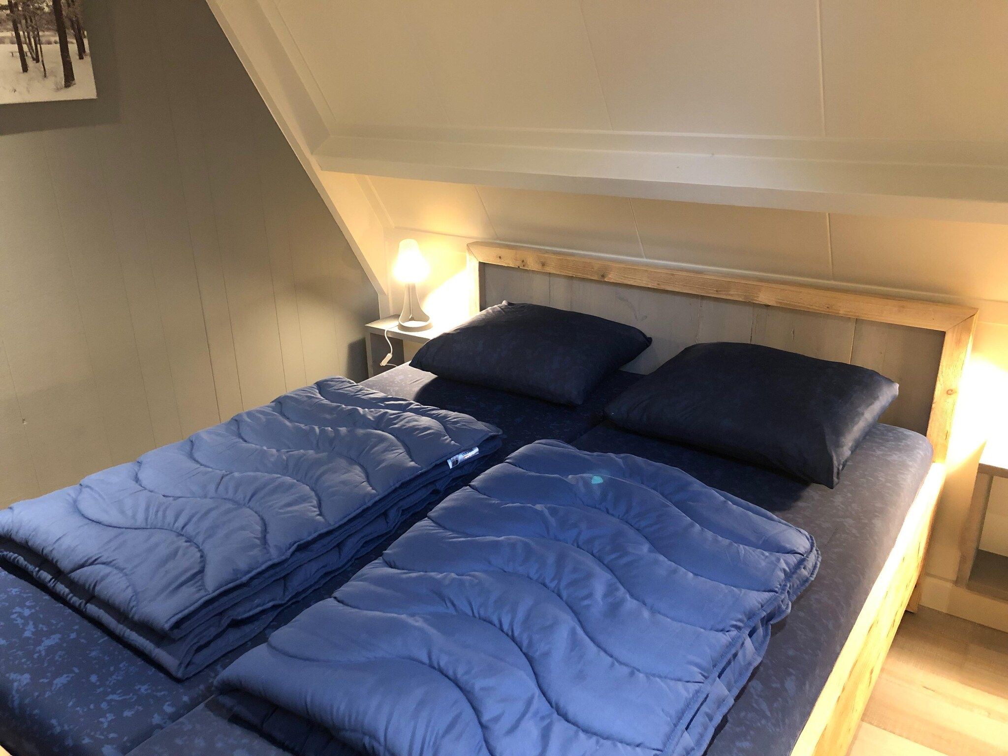 Een slaapkamer van Vosseven 46&47&nbsp;Aalbes in Stramproy