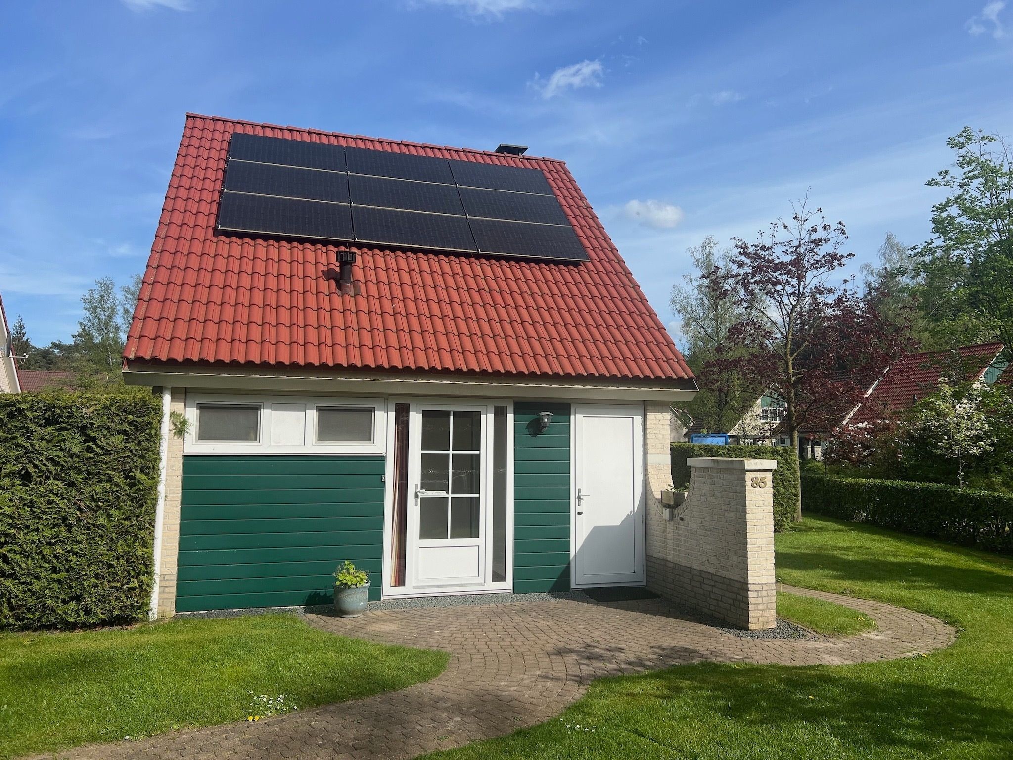 De buitenkant van Vakantiepark Hellendoorn 6 in Hellendoorn