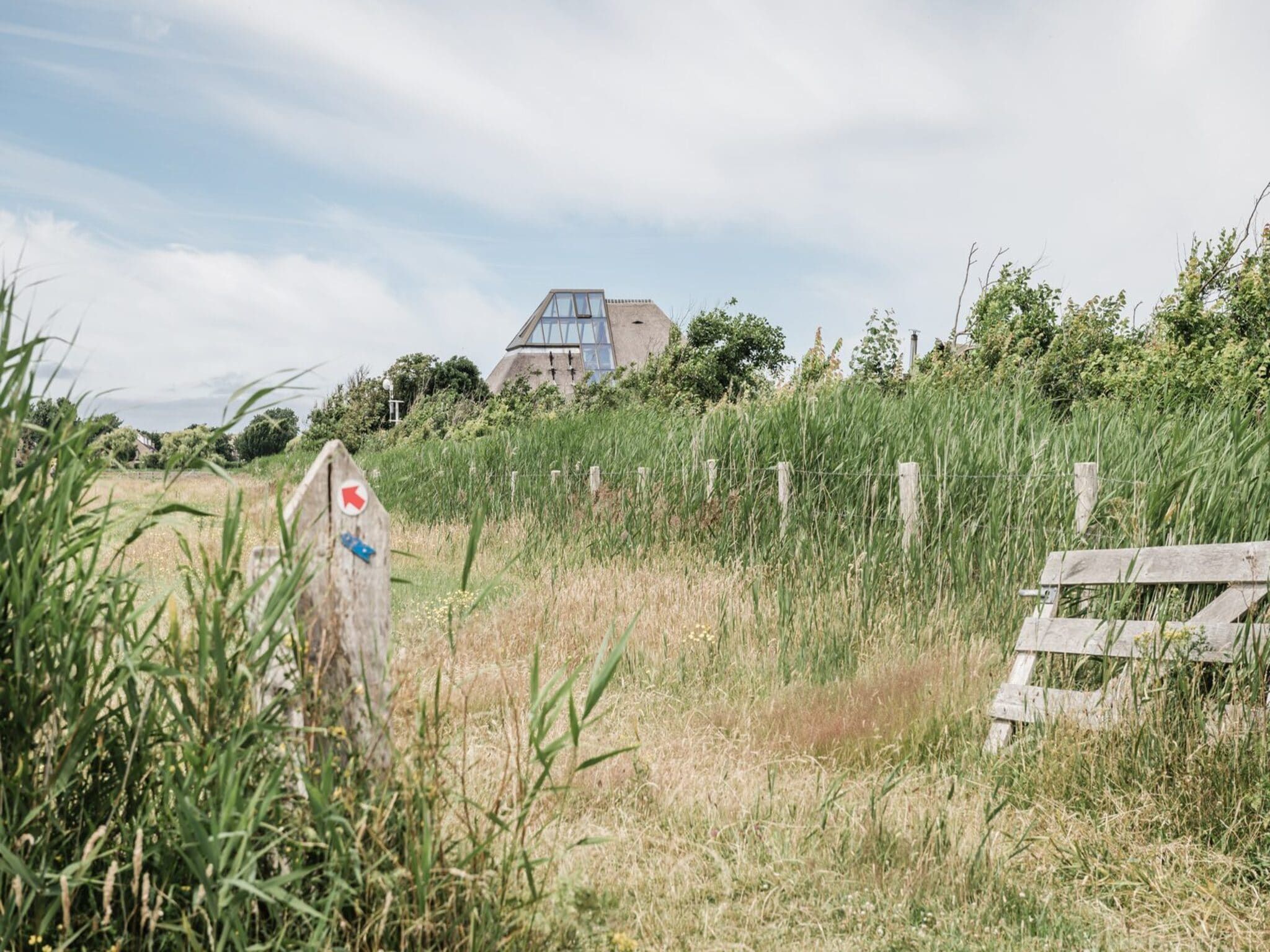 De tuin van Reddingshuisje - Duynpark in Callantsoog
