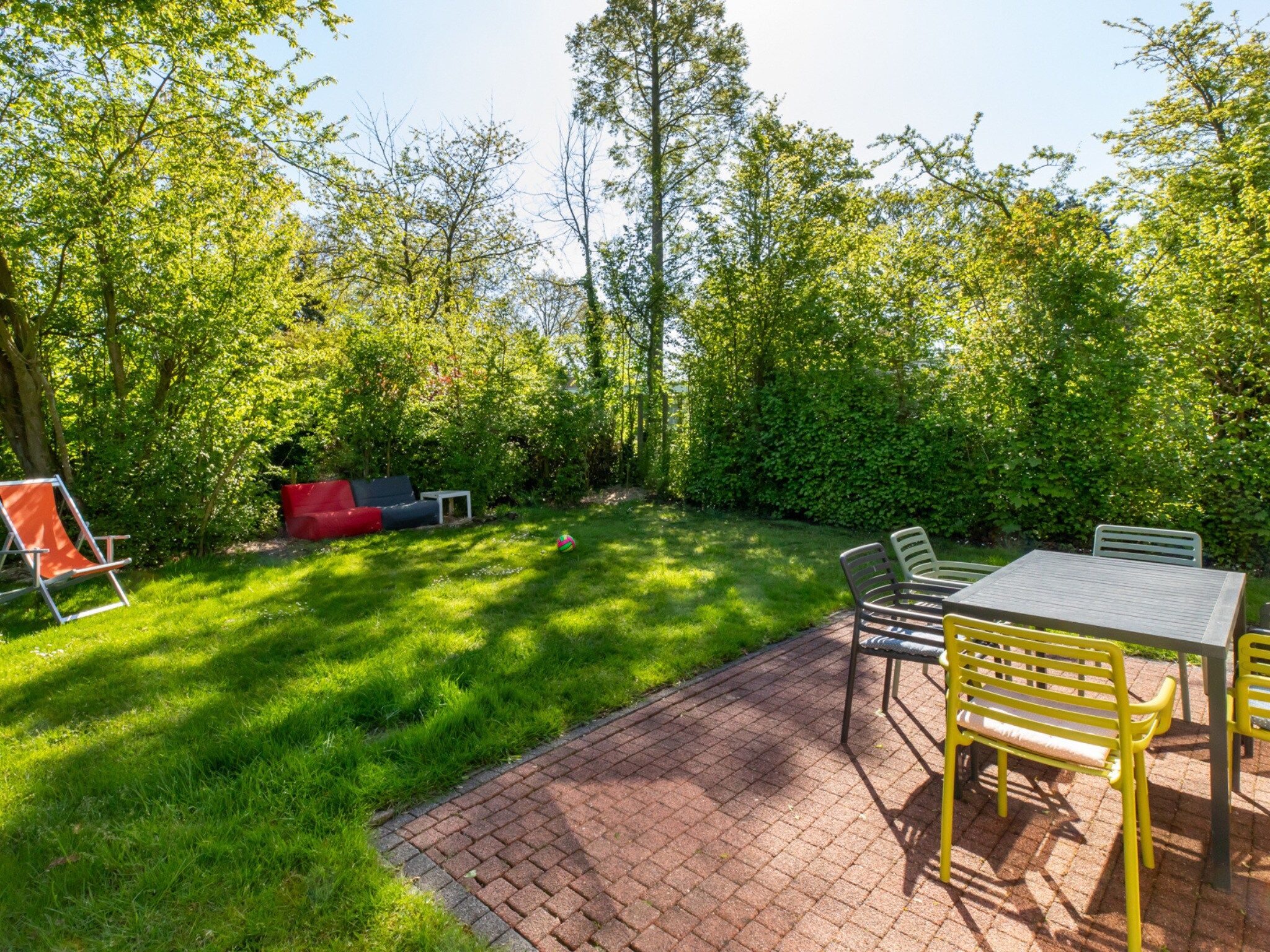 Het uitzicht vanaf Vakantiehuis - Oosterpark 77 - Oostkapelle in Oostkapelle