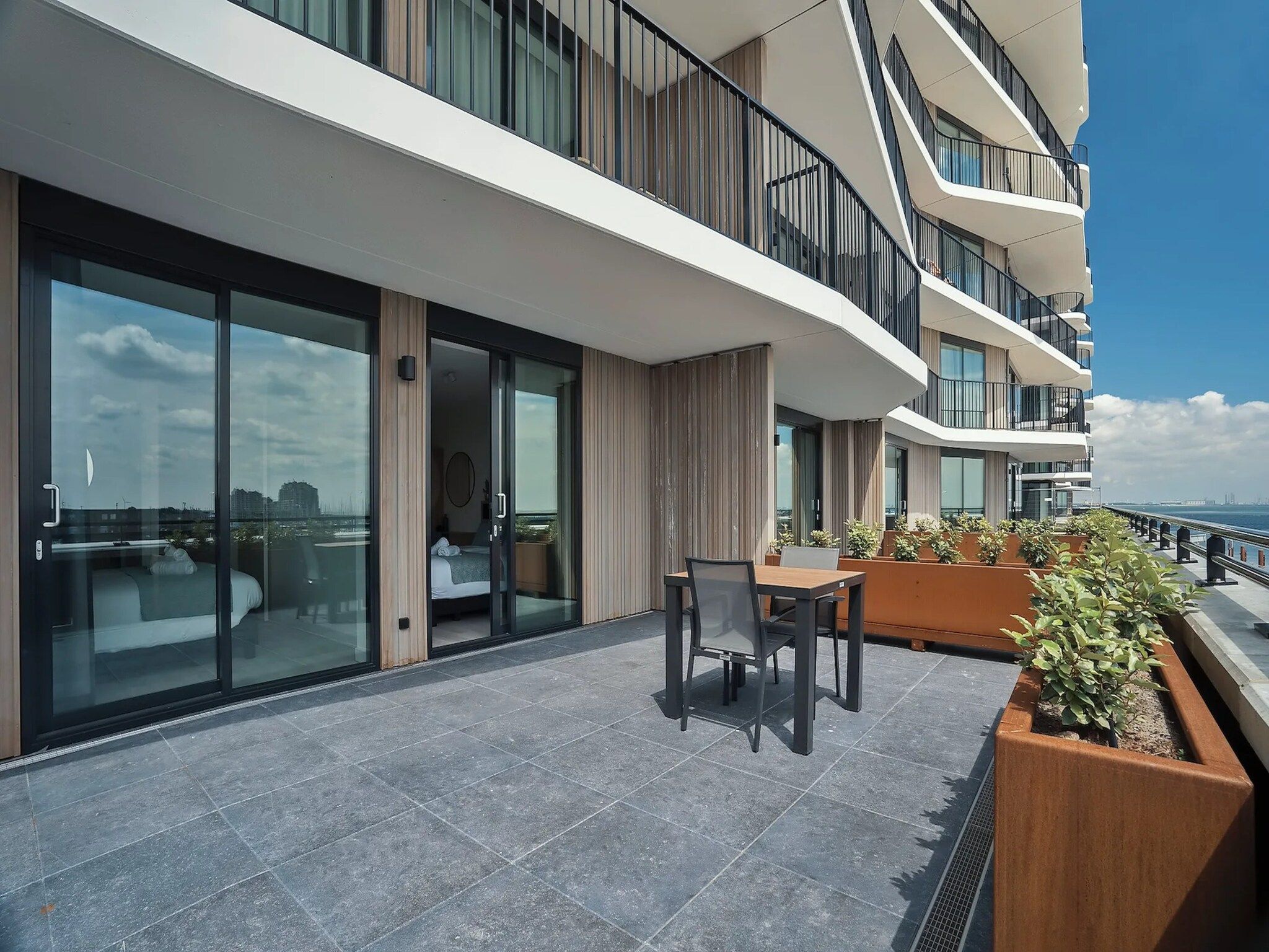 De buitenkant van Breskens Apartments & Penthouses 3 in Breskens